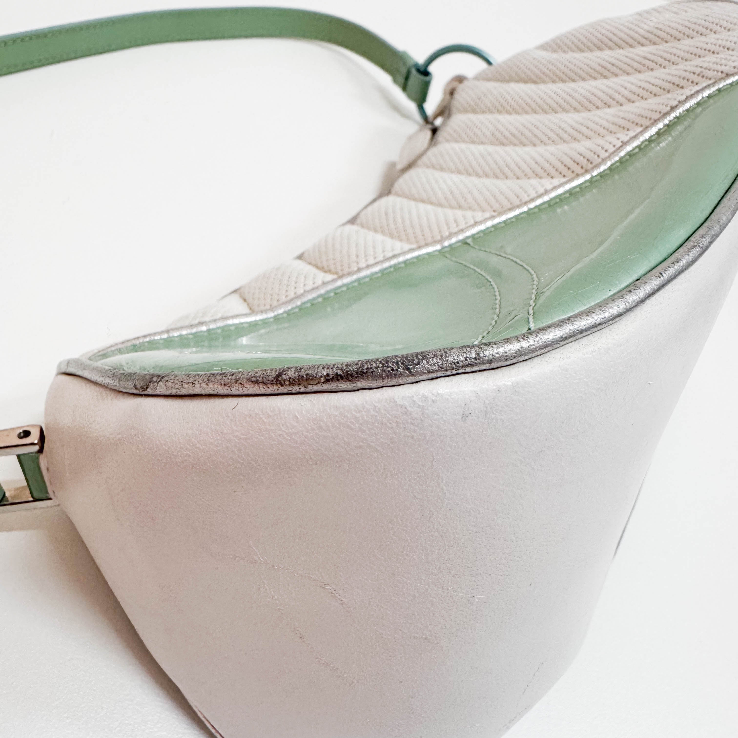 Montaigne License Plate Multi-color Leather Shoulder Bag