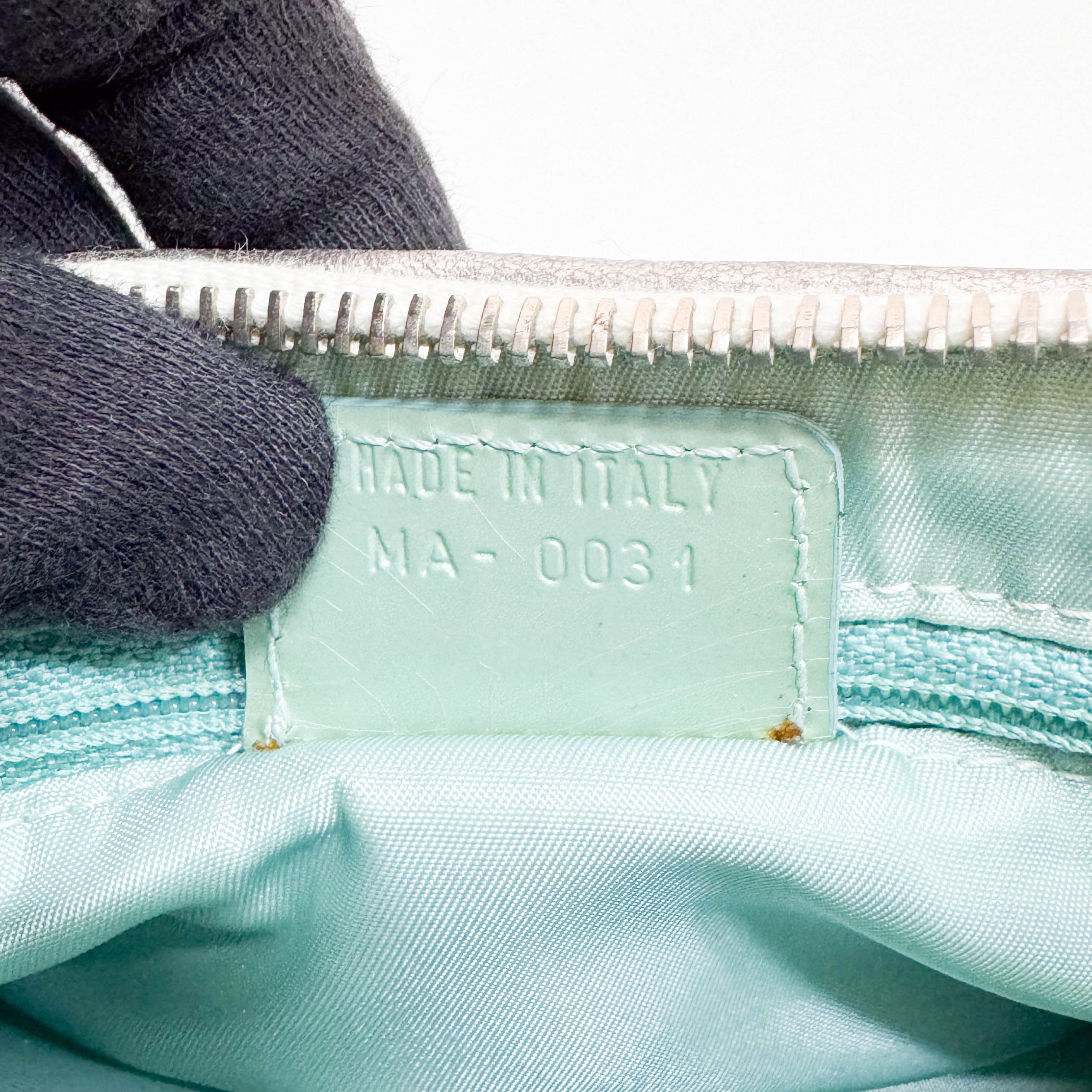 Montaigne License Plate Multi-color Leather Shoulder Bag