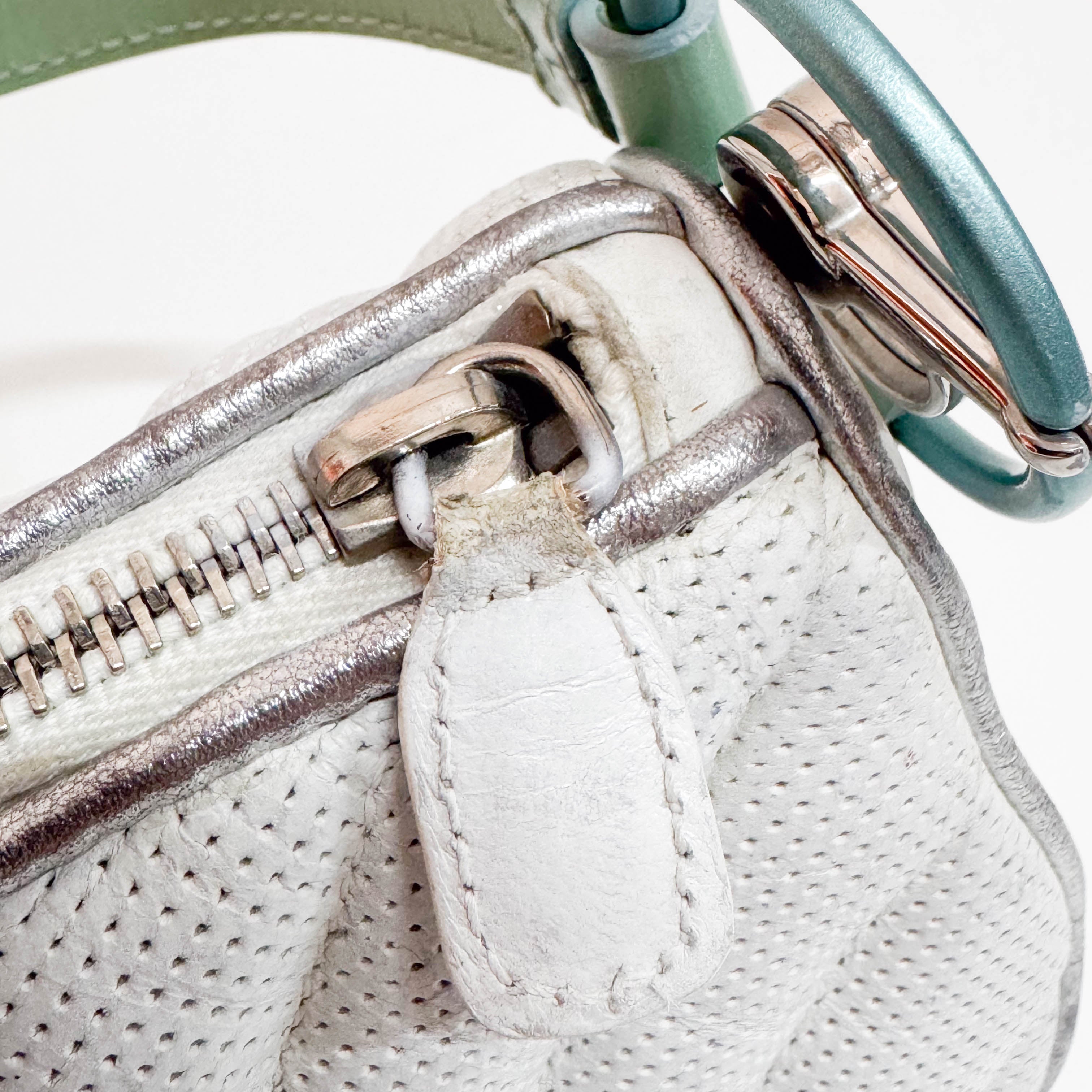 Montaigne License Plate Multi-color Leather Shoulder Bag