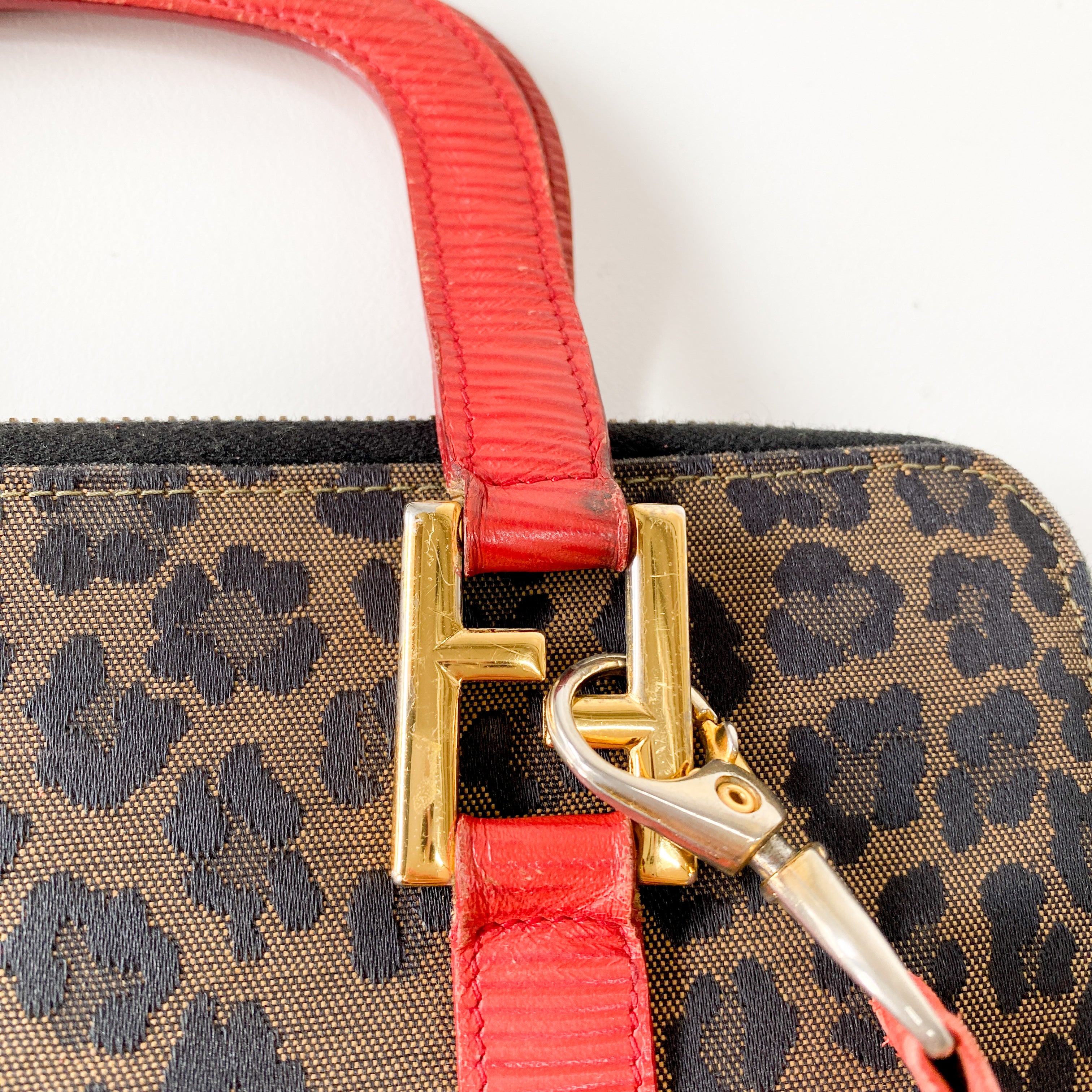 Small Brown Leopard Print Bag