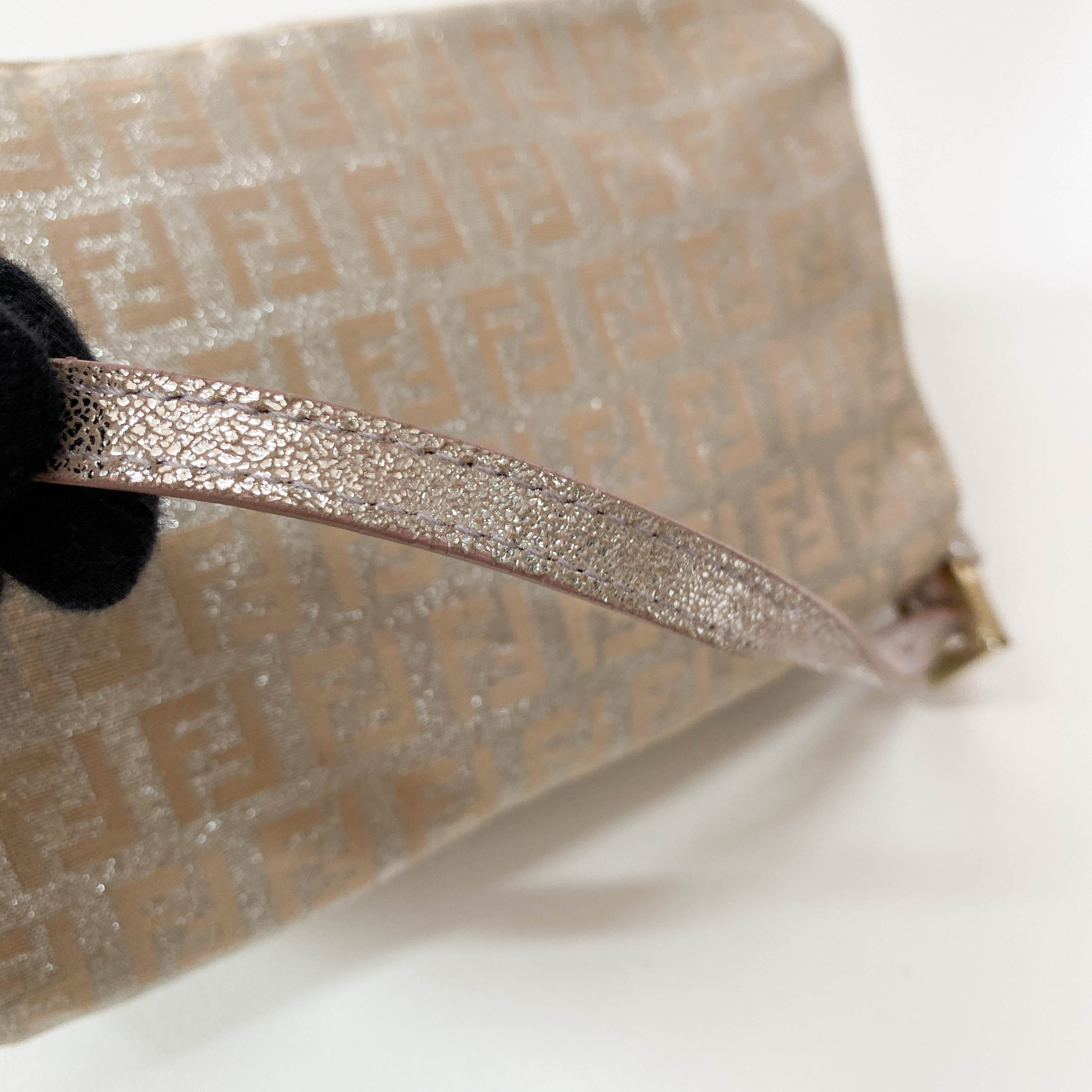 Mini Mamma Baguette Pink Coated Canvas Bag