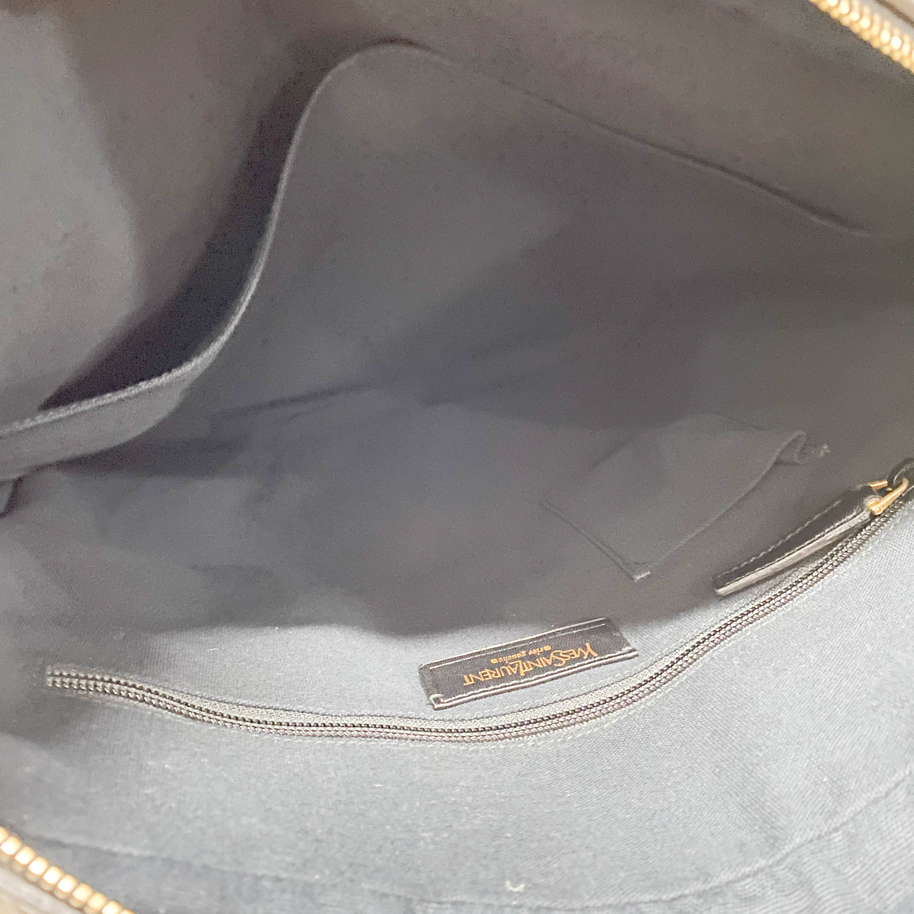 Grey Croc Embossed Leather Tote Handbag