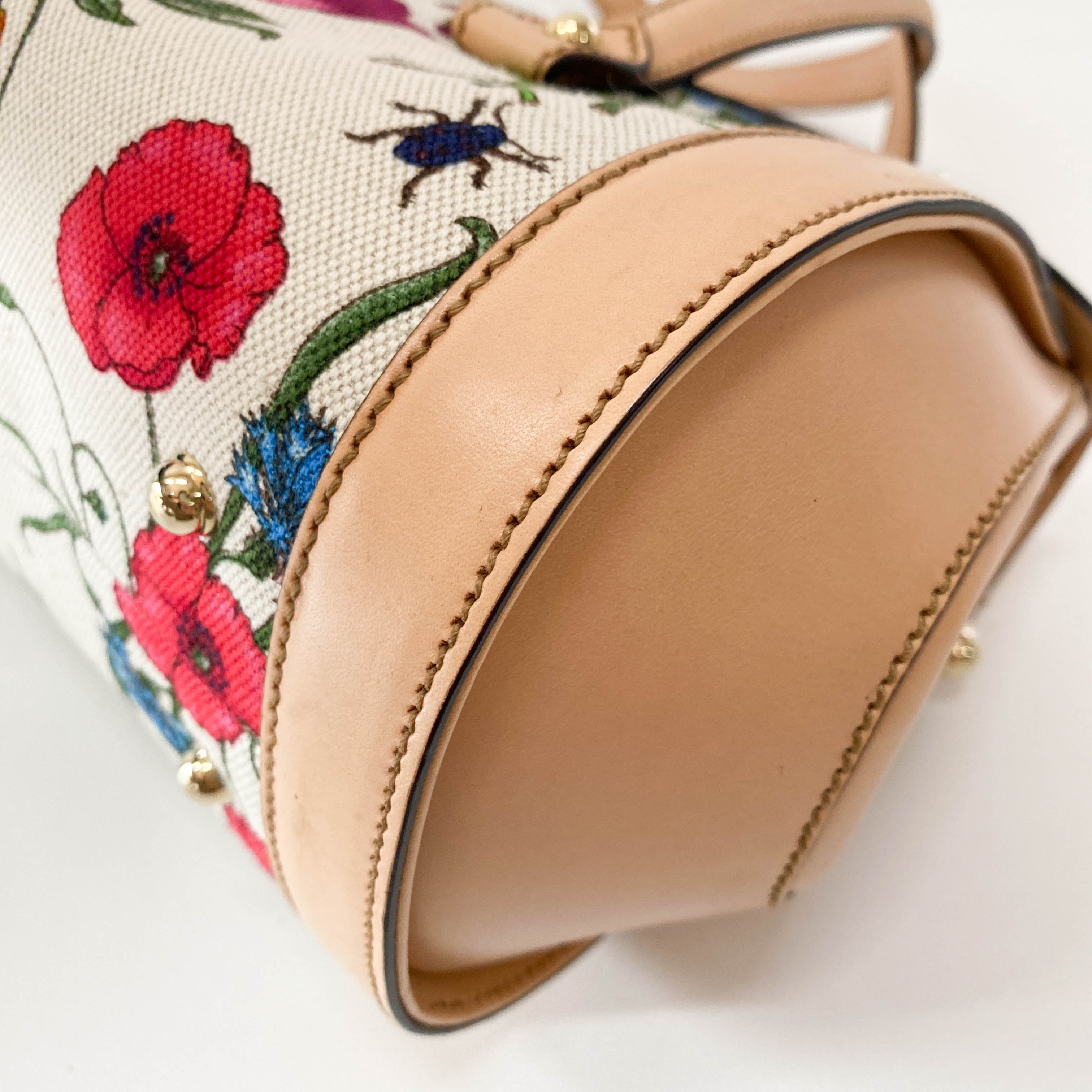 Bamboo Multi-colour Floral Canvas Bag