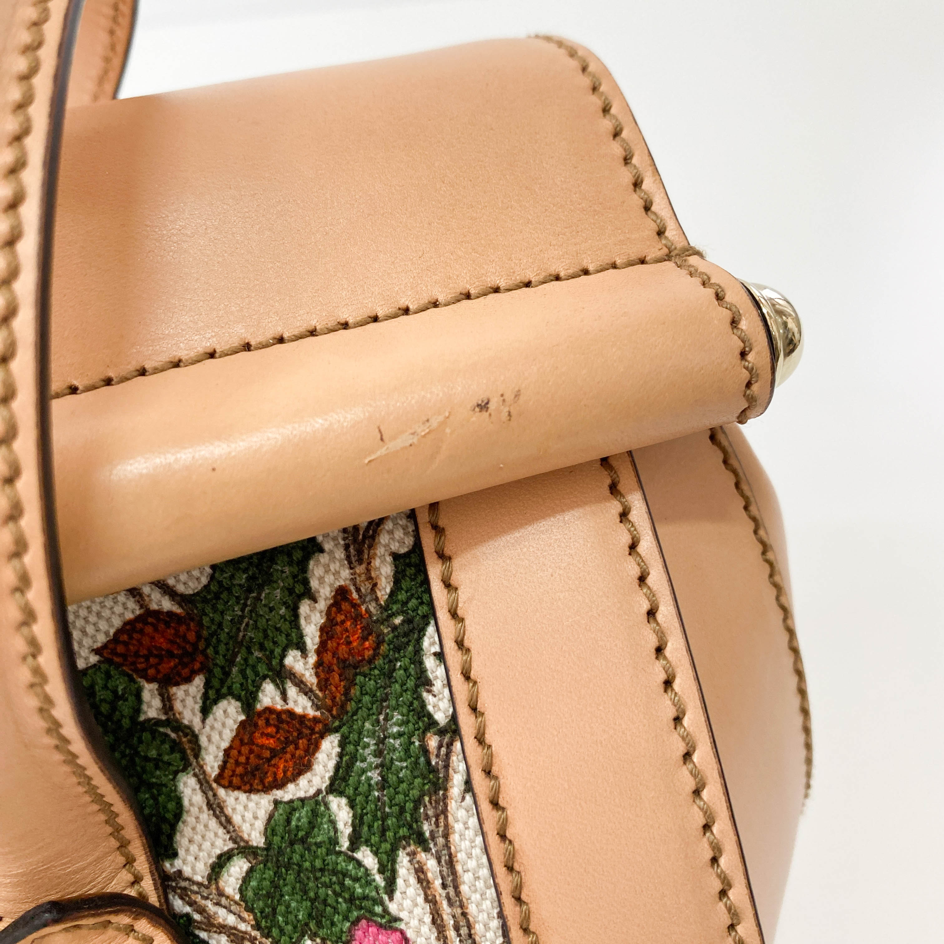 Bamboo Multi-colour Floral Canvas Bag