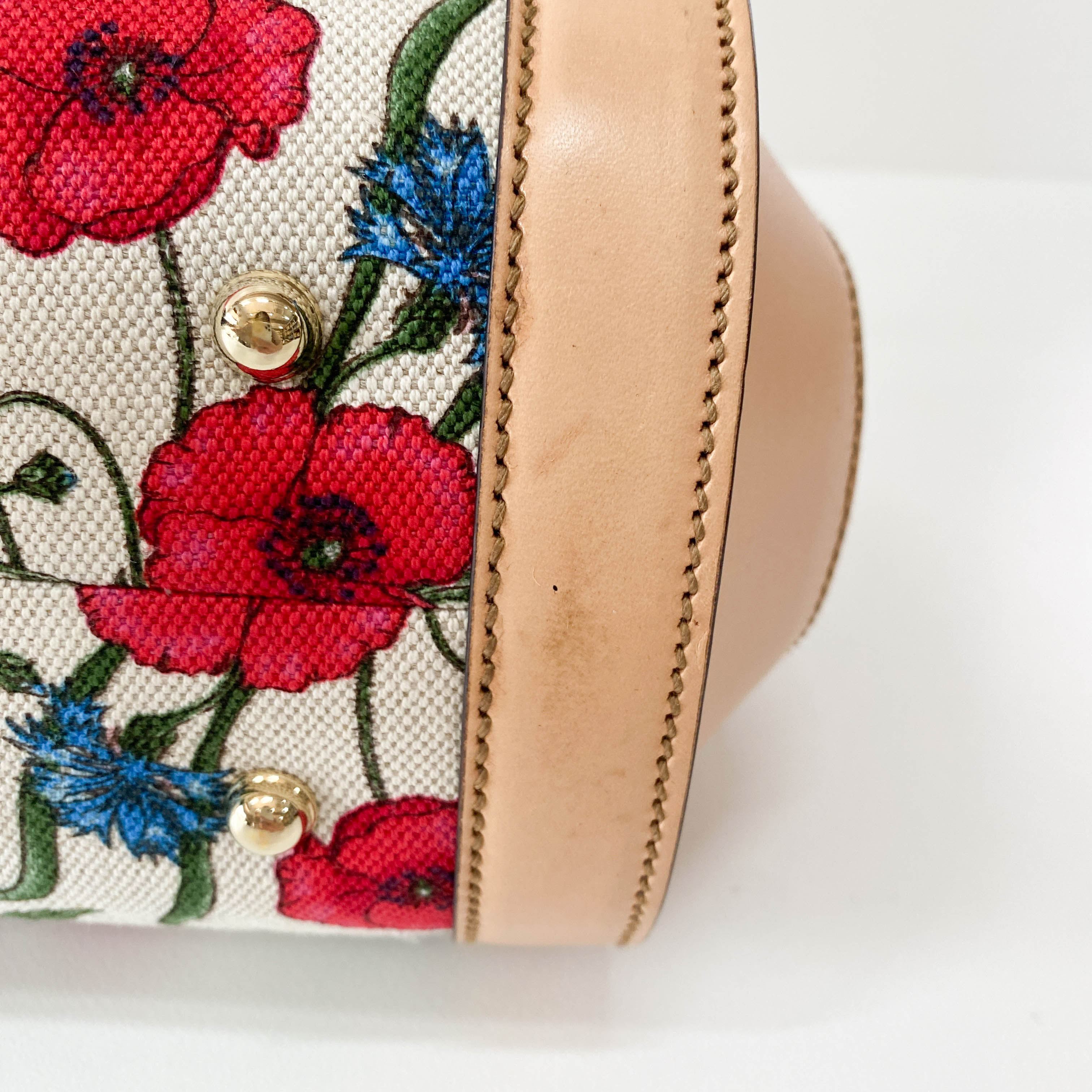 Bamboo Multi-colour Floral Canvas Bag