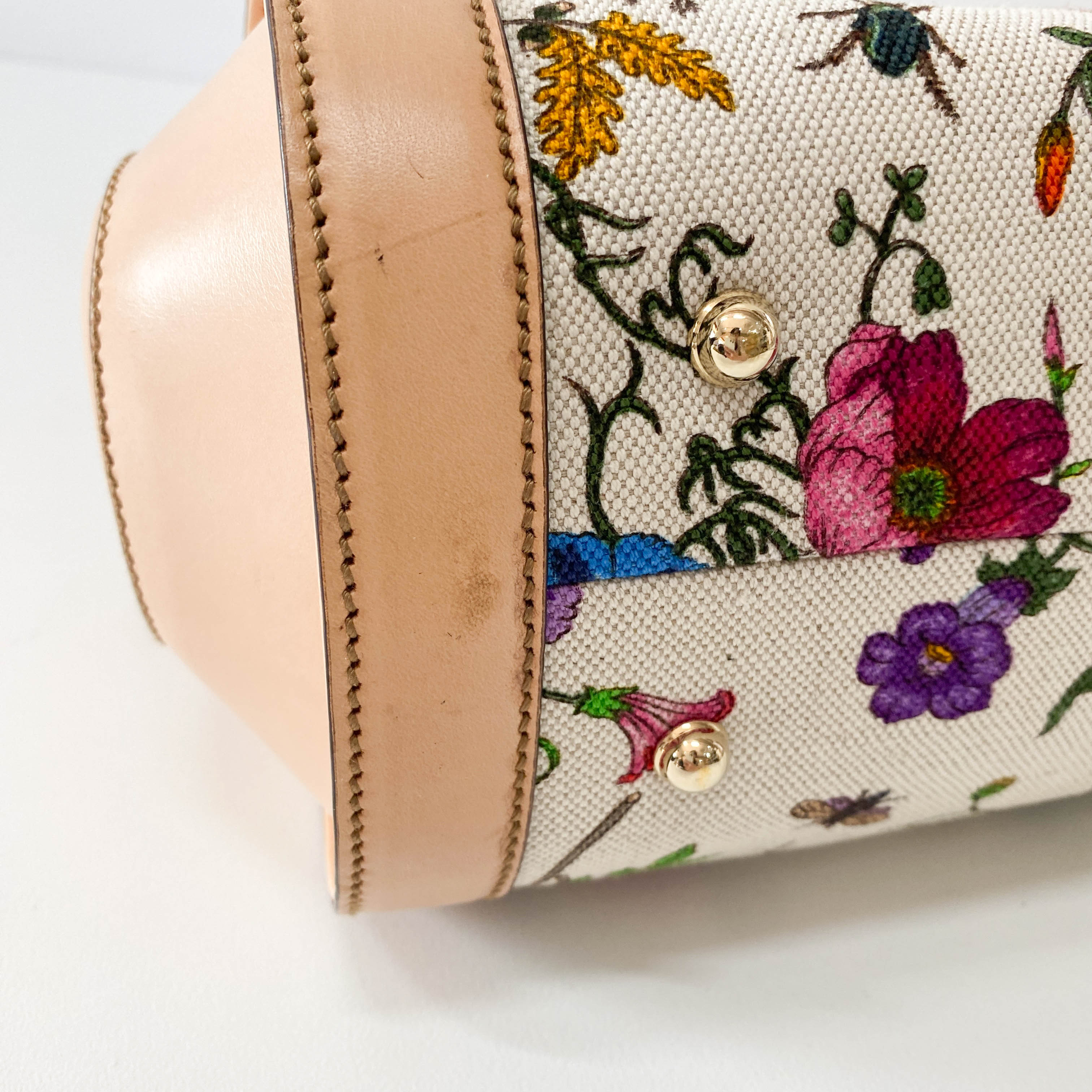 Bamboo Multi-colour Floral Canvas Bag