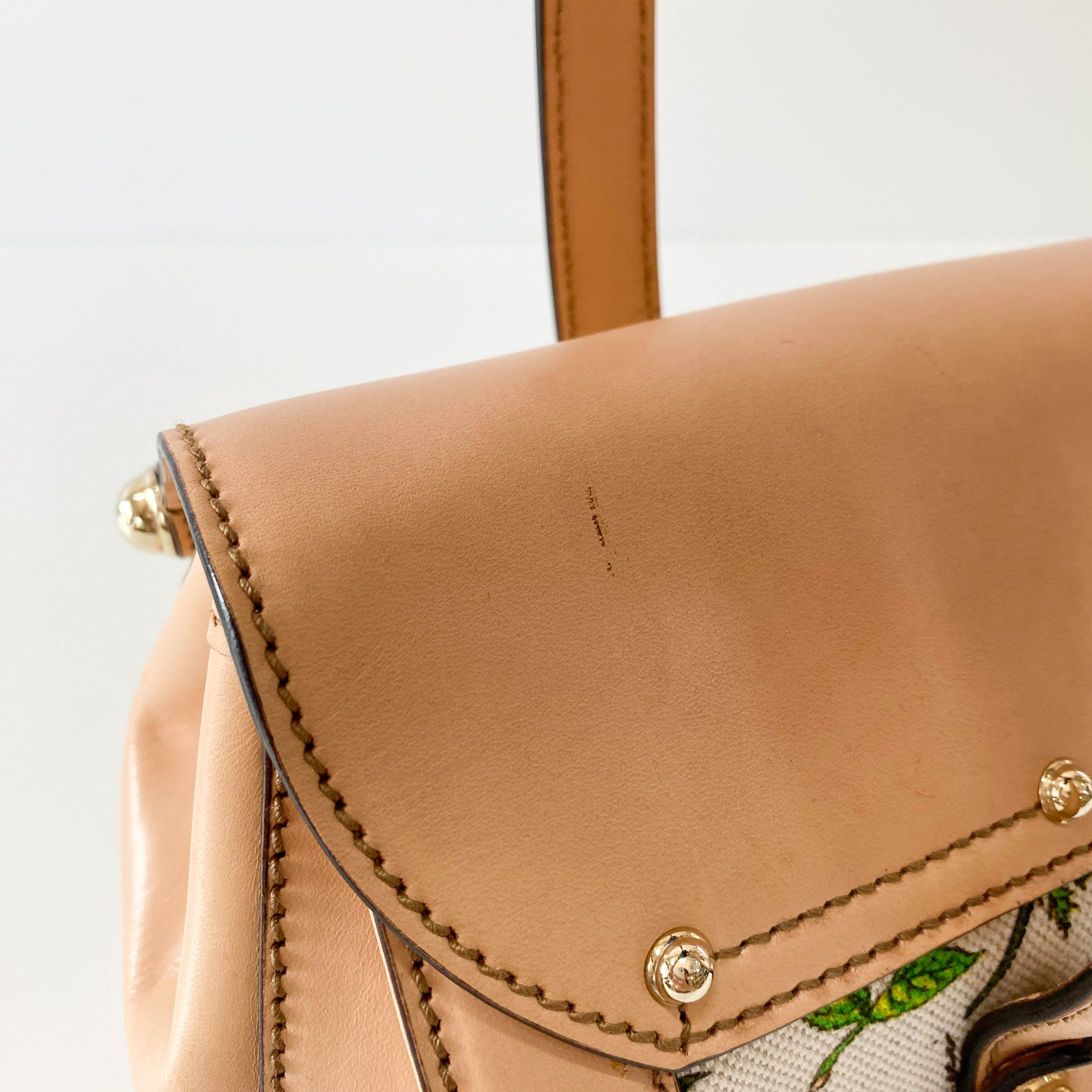 Bamboo Multi-colour Floral Canvas Bag