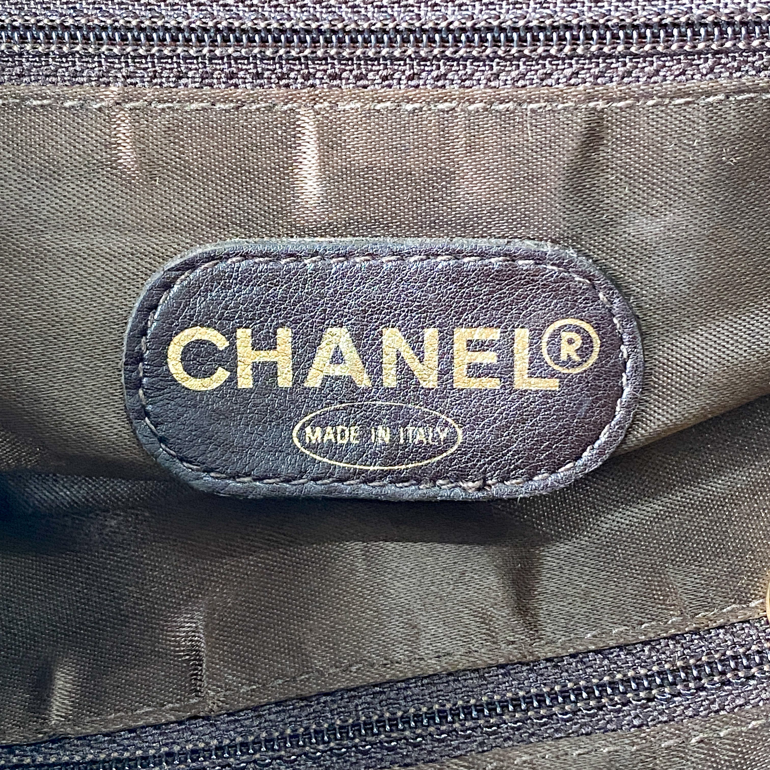 Matelassé Brown Suede Backpack