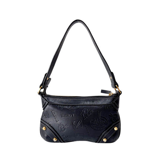 160th Anniversary Leather Black Shoulder Bag
