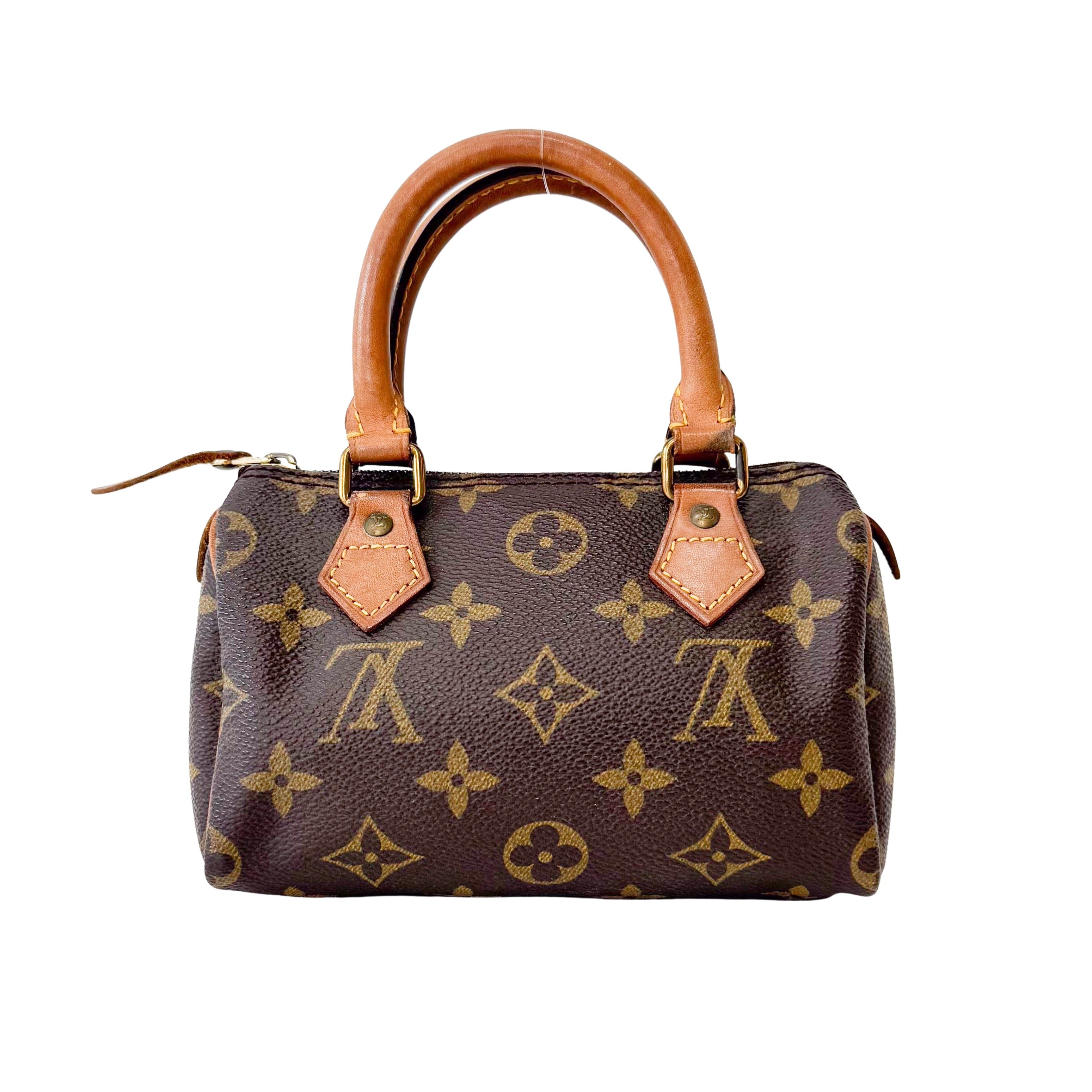 Monogram Nano Speedy with Strap Bag