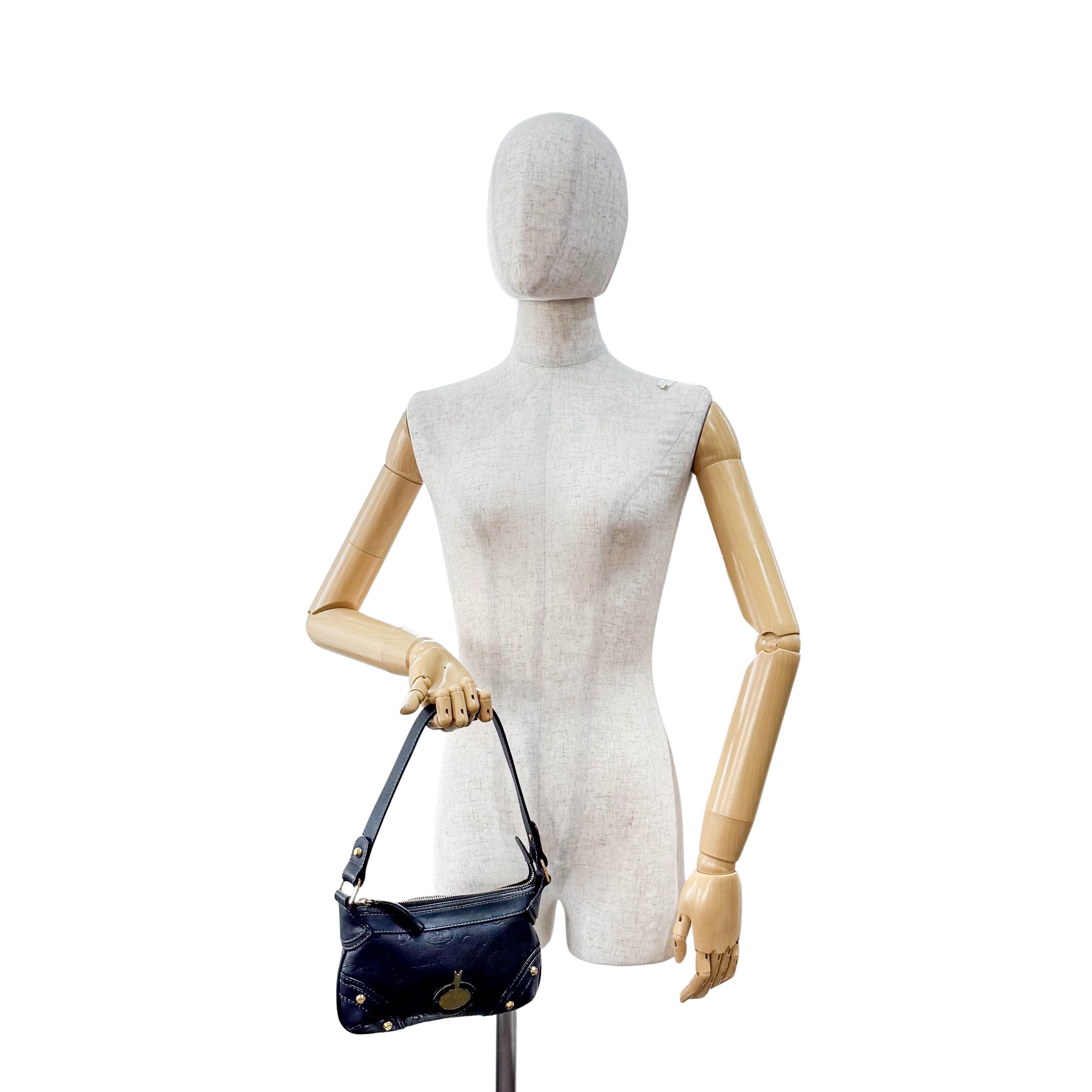 160th Anniversary Leather Black Shoulder Bag