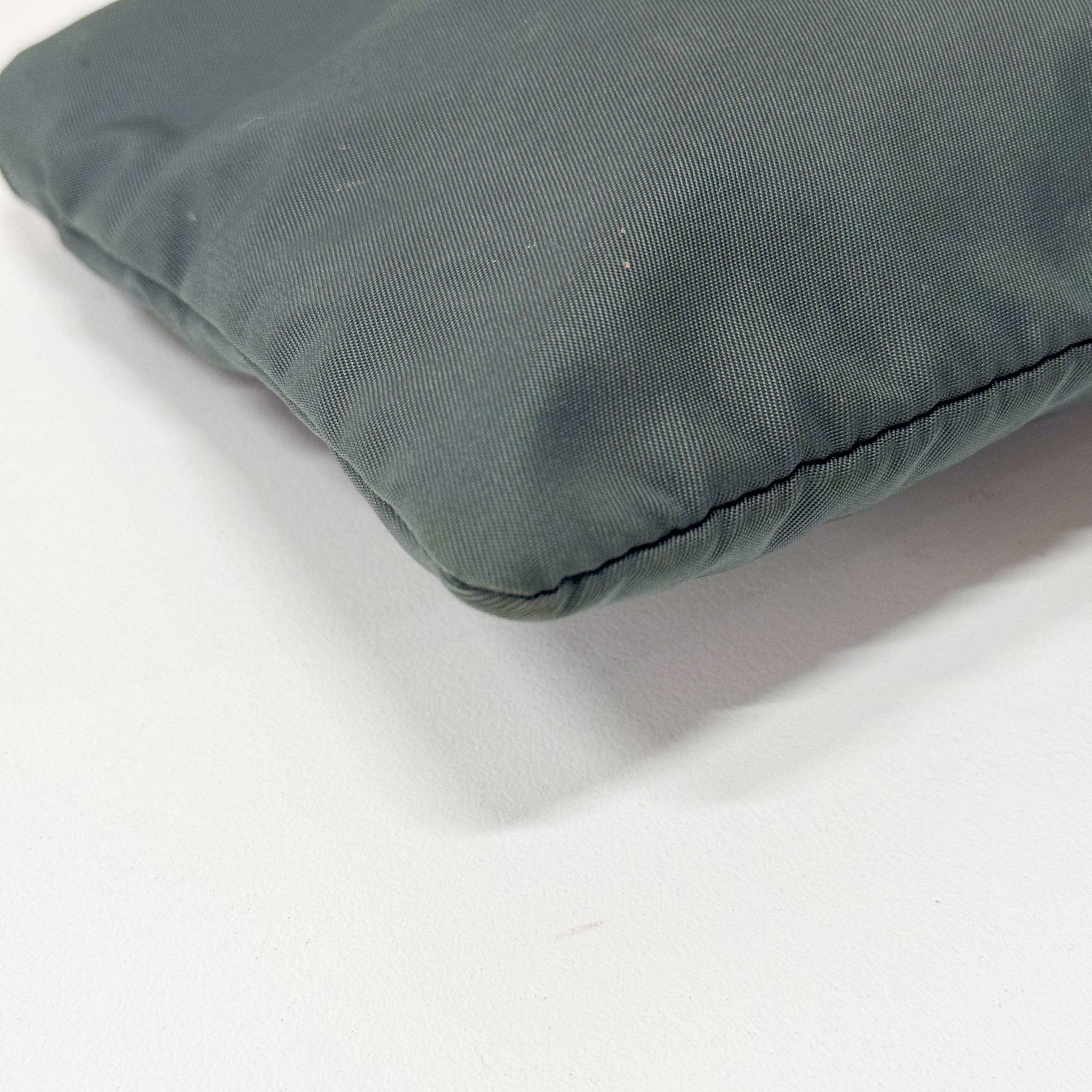 Grey Mini Pouch Heart Bijou Handle Bag