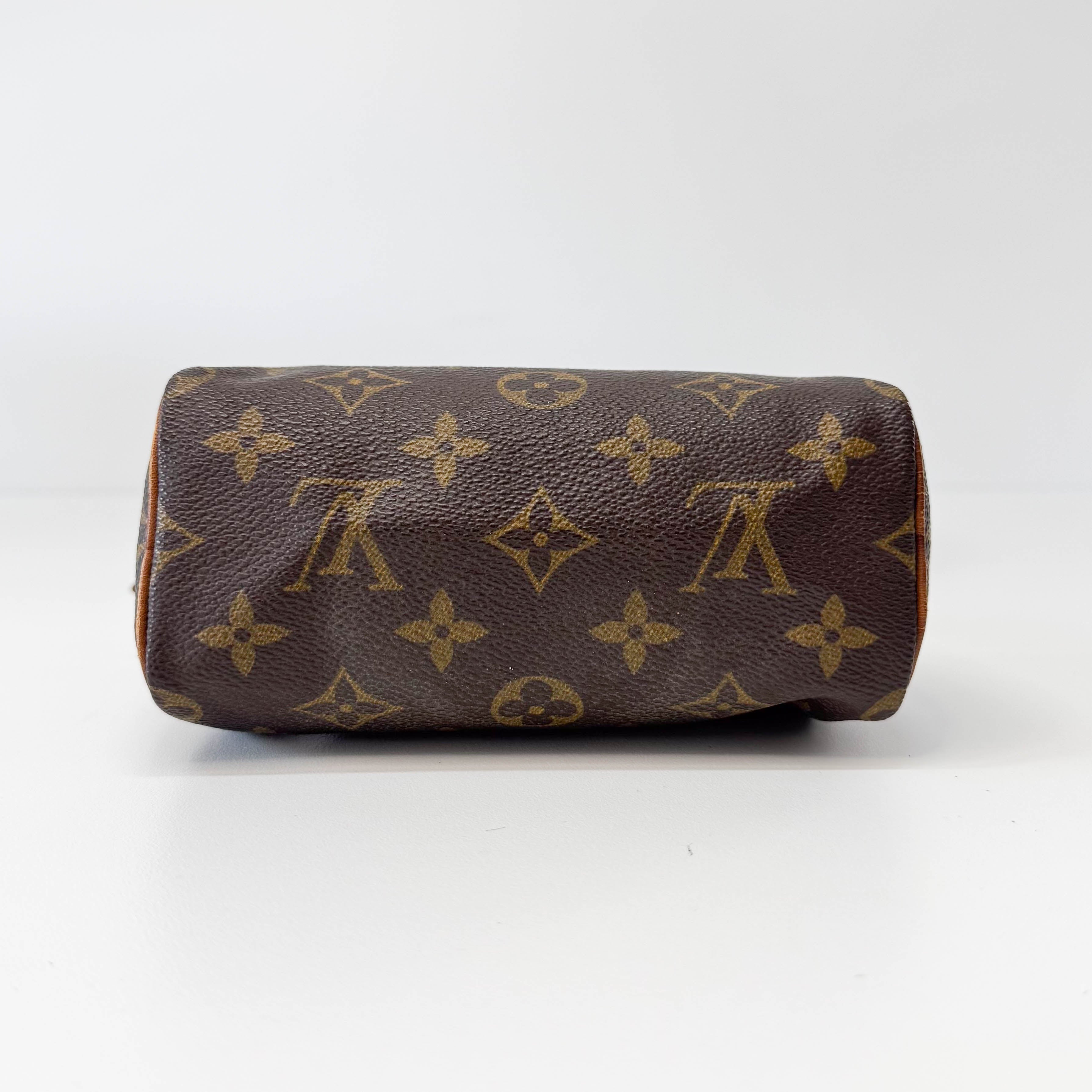 Monogram Nano Speedy with Strap Bag