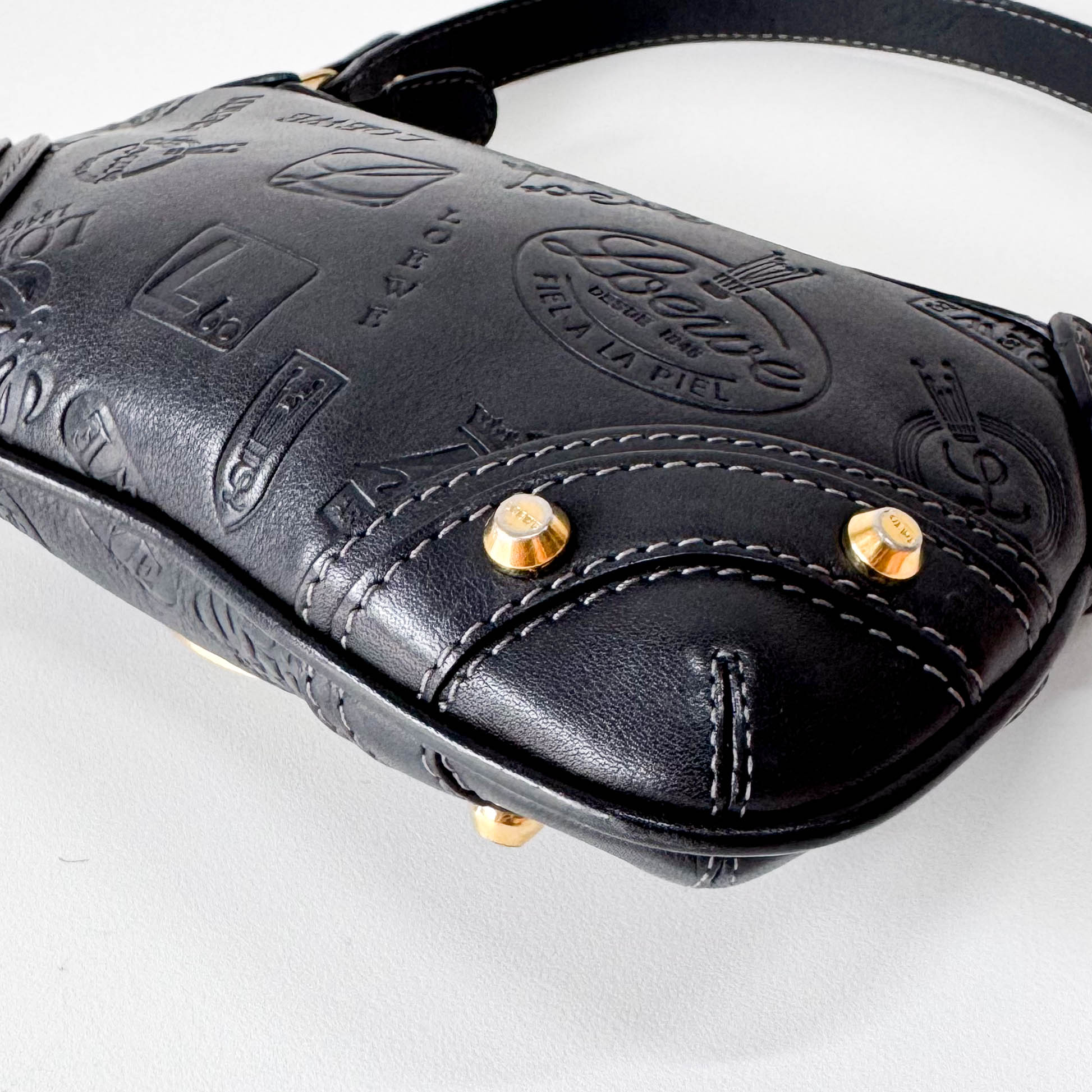 160th Anniversary Leather Black Shoulder Bag