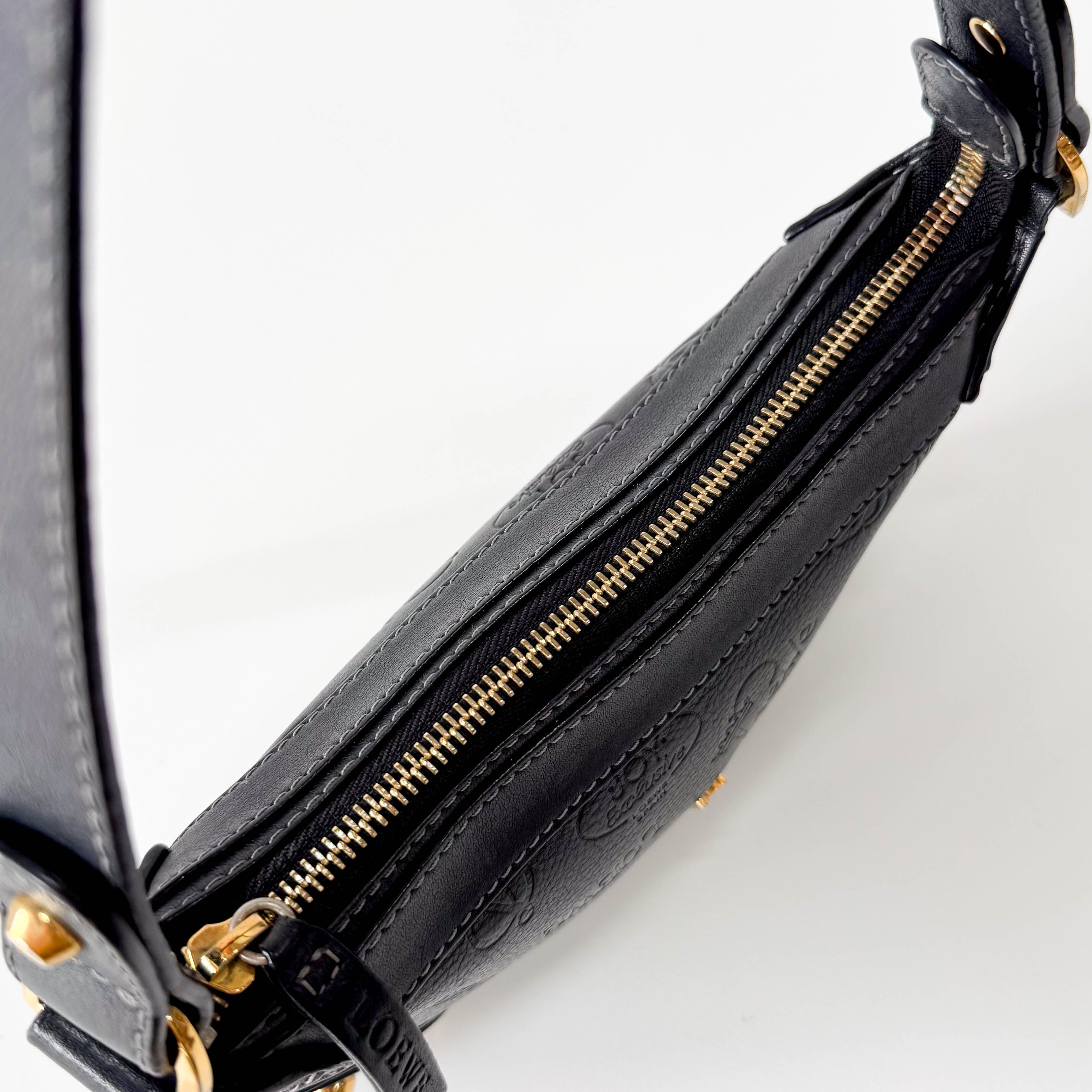 160th Anniversary Leather Black Shoulder Bag