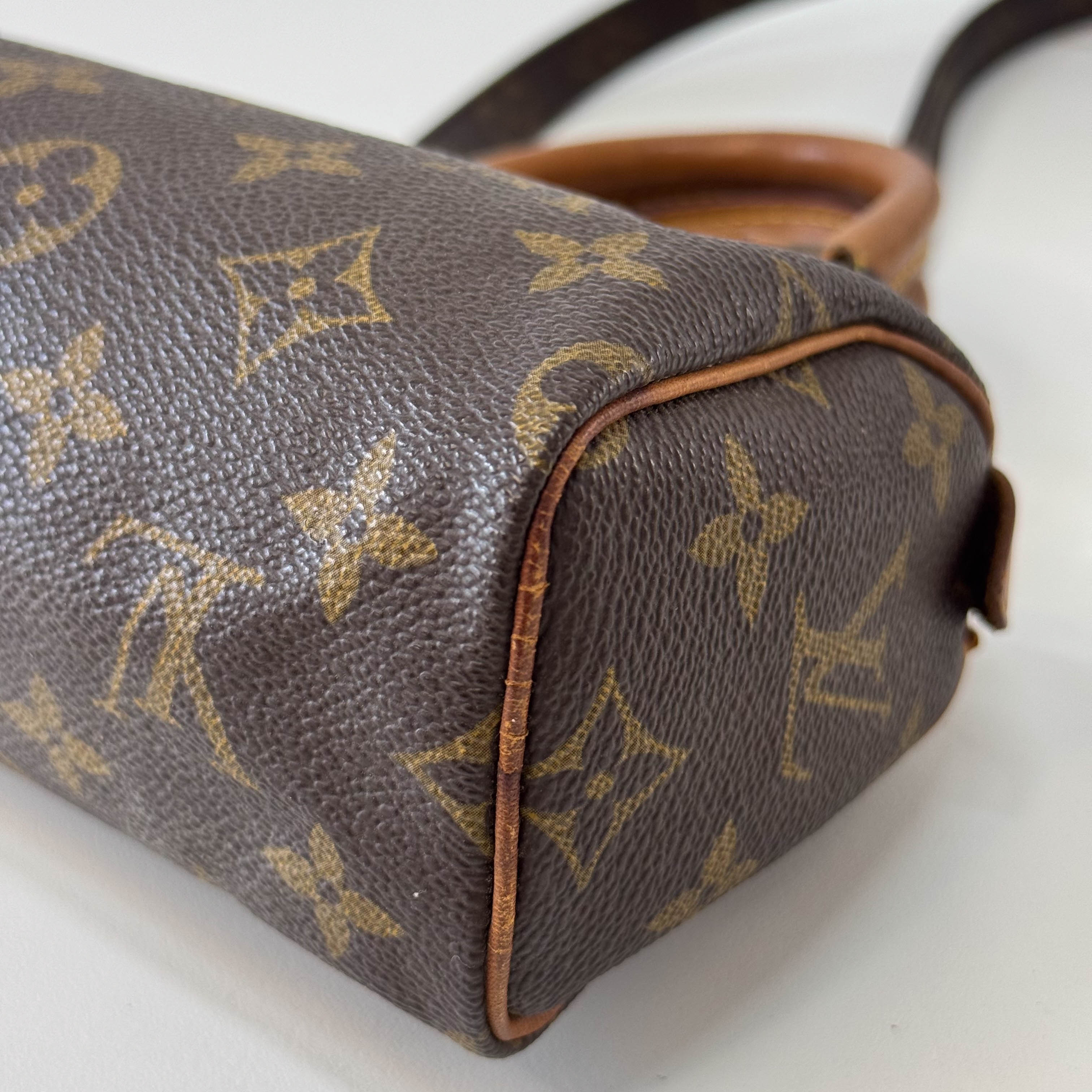 Monogram Nano Speedy with Strap Bag