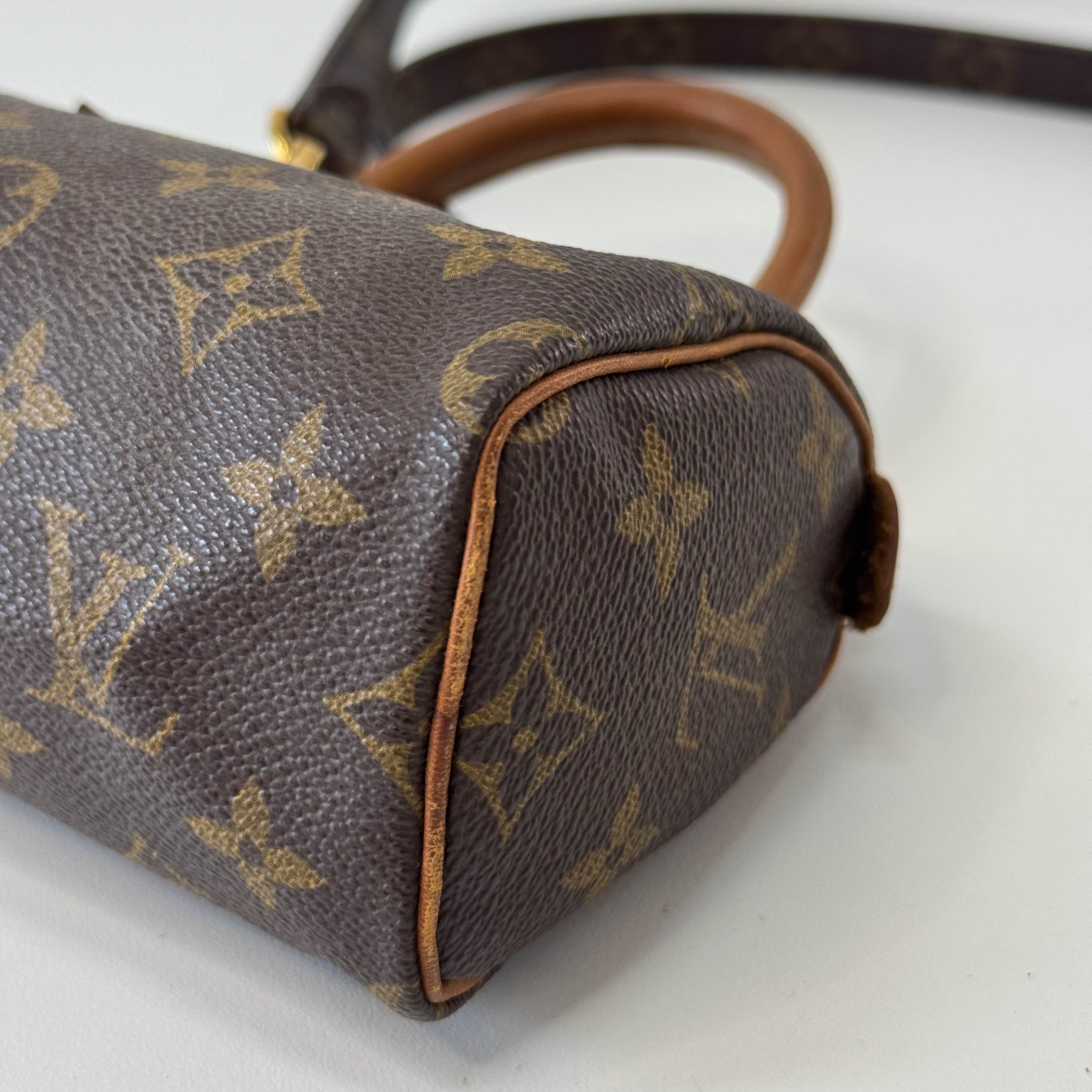 Monogram Nano Speedy with Strap Bag