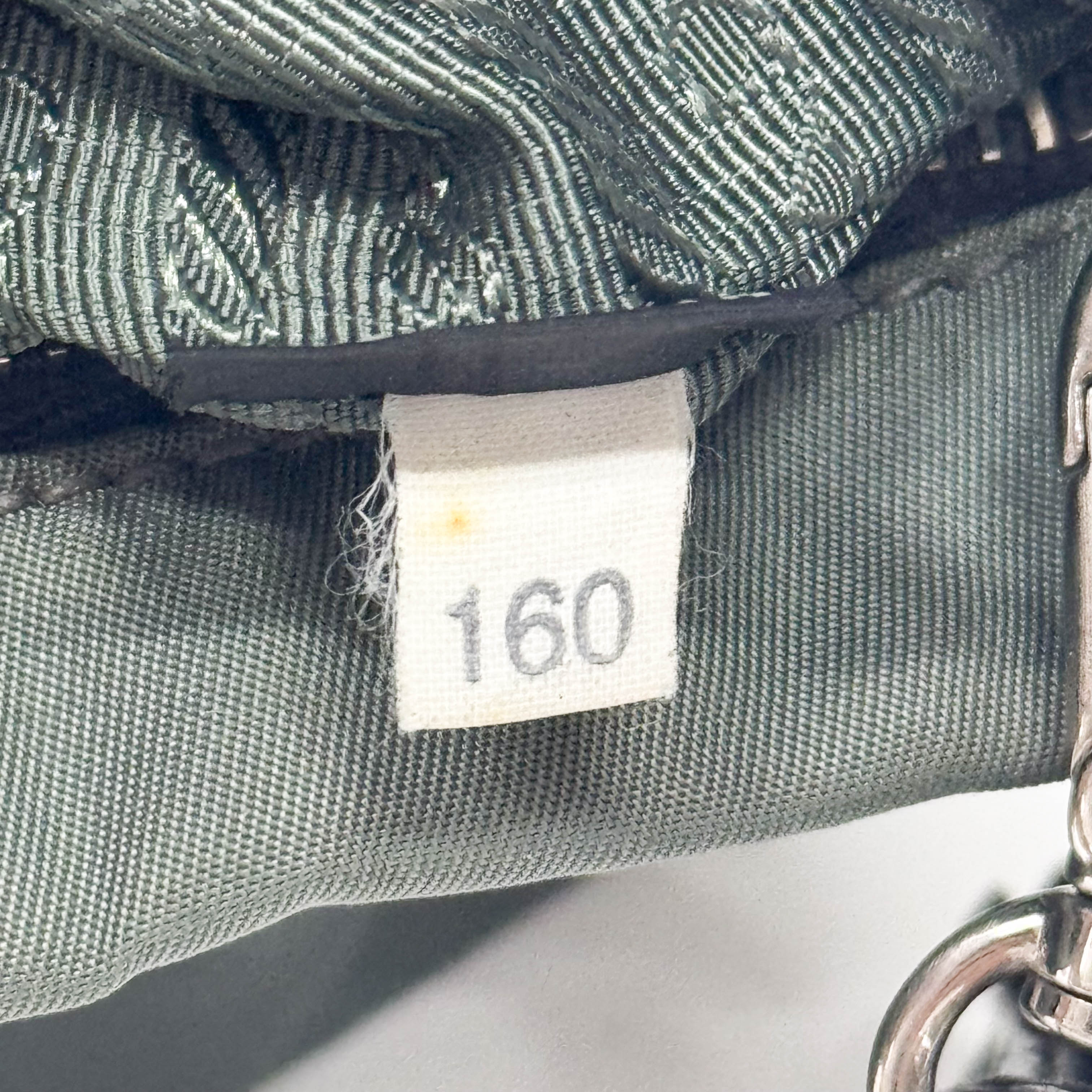 Grey Mini Pouch Heart Bijou Handle Bag