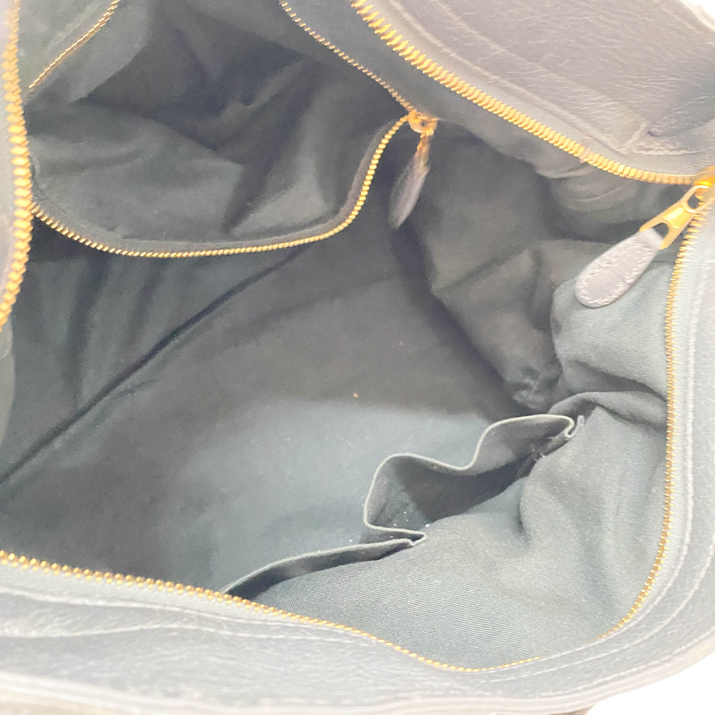 Velo Grey Giant Hardware Shoulder Bag