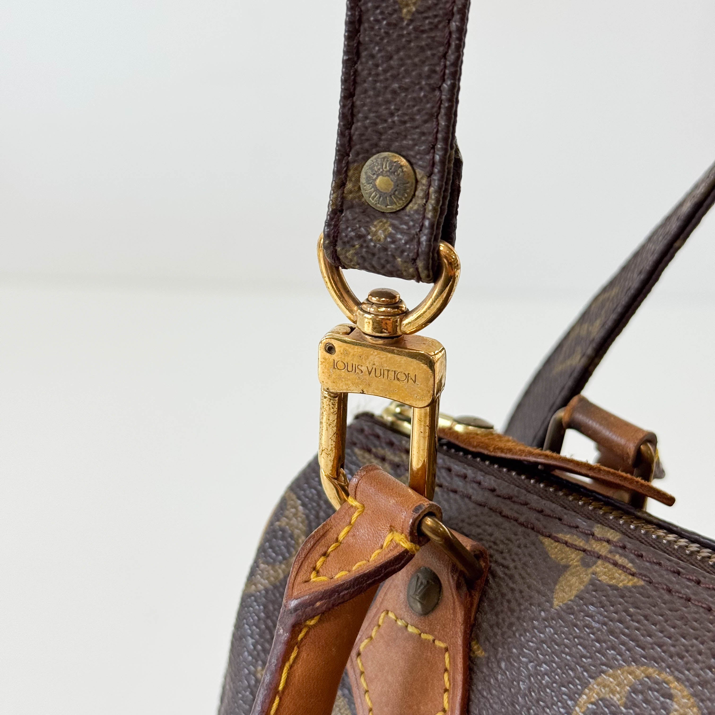 Monogram Nano Speedy with Strap Bag