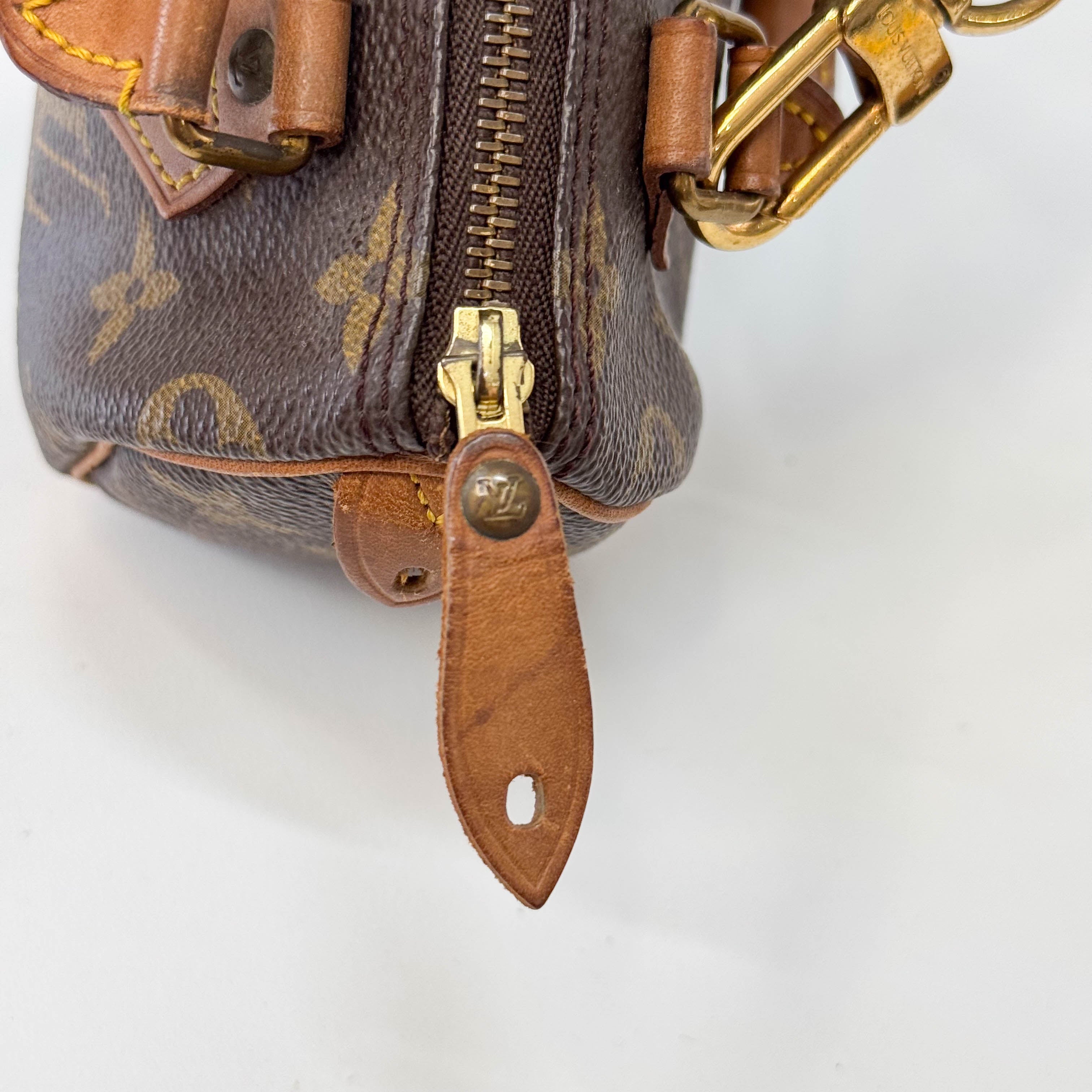 Monogram Nano Speedy with Strap Bag