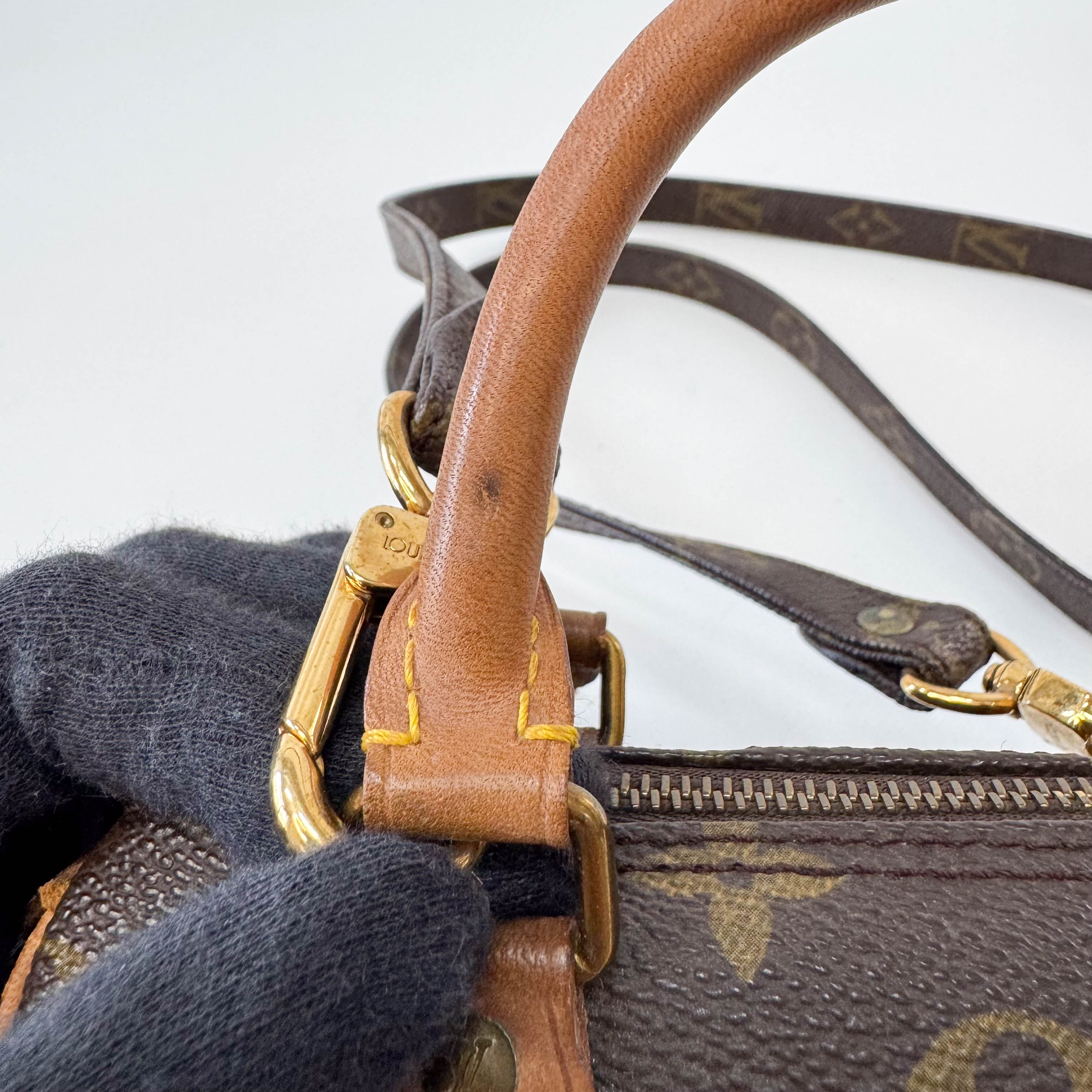 Monogram Nano Speedy with Strap Bag