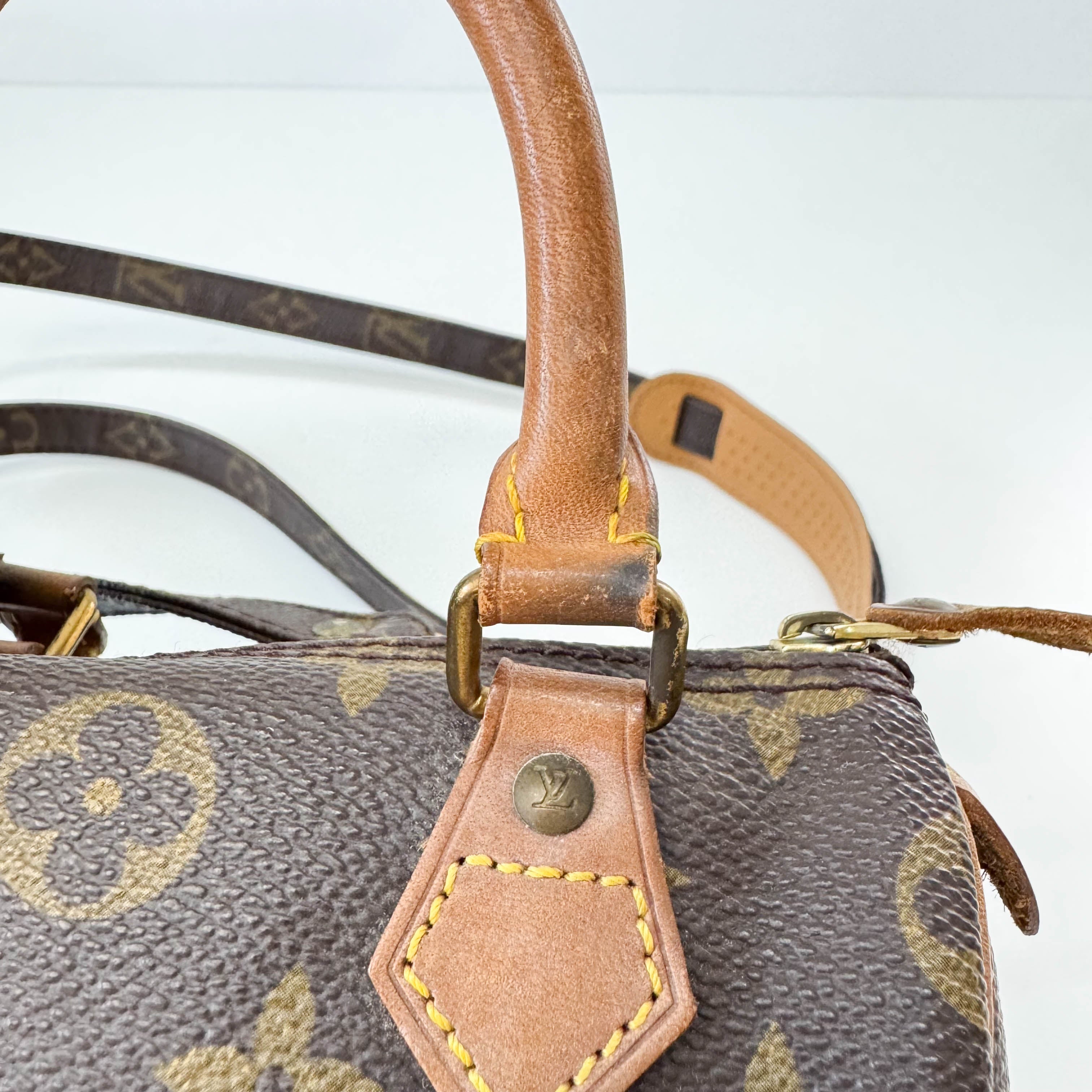 Monogram Nano Speedy with Strap Bag