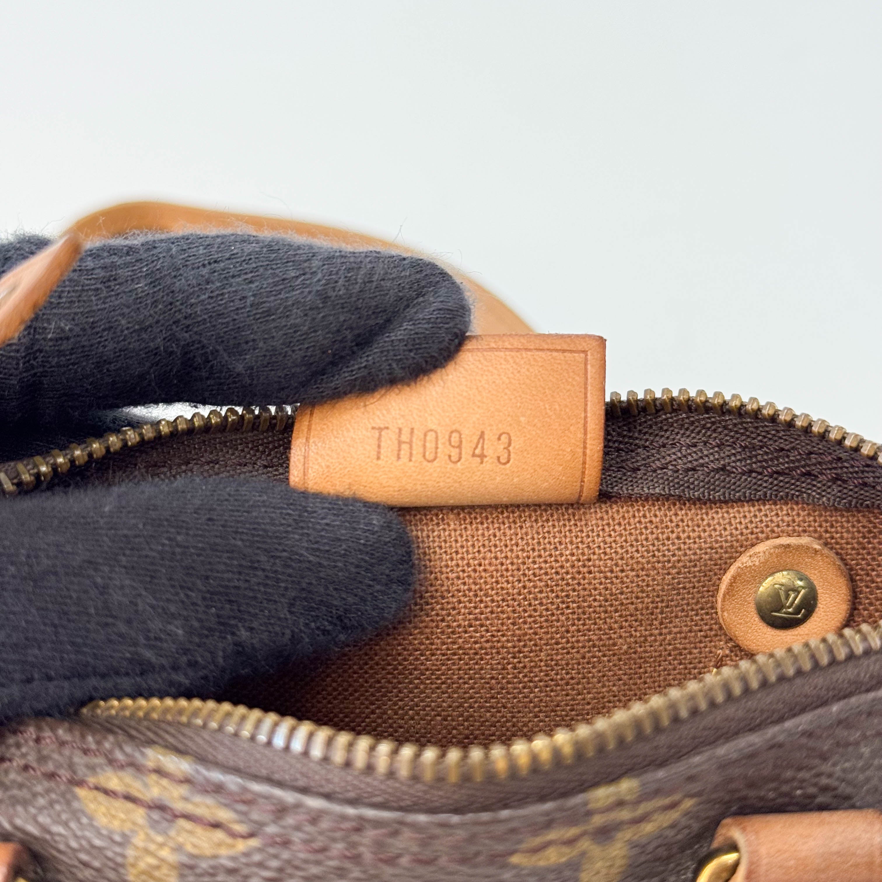 Monogram Nano Speedy with Strap Bag