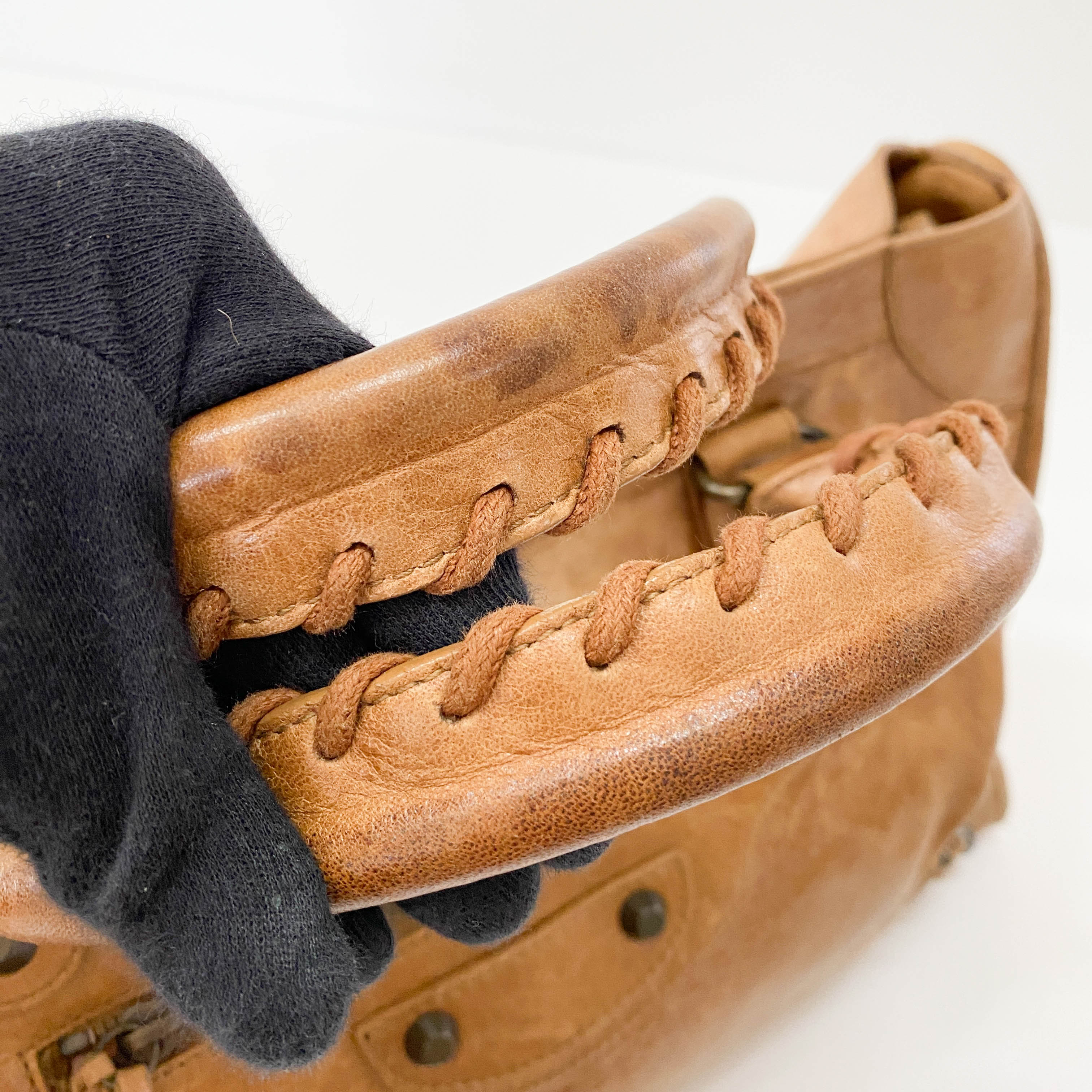 The City Brown Leather Bag