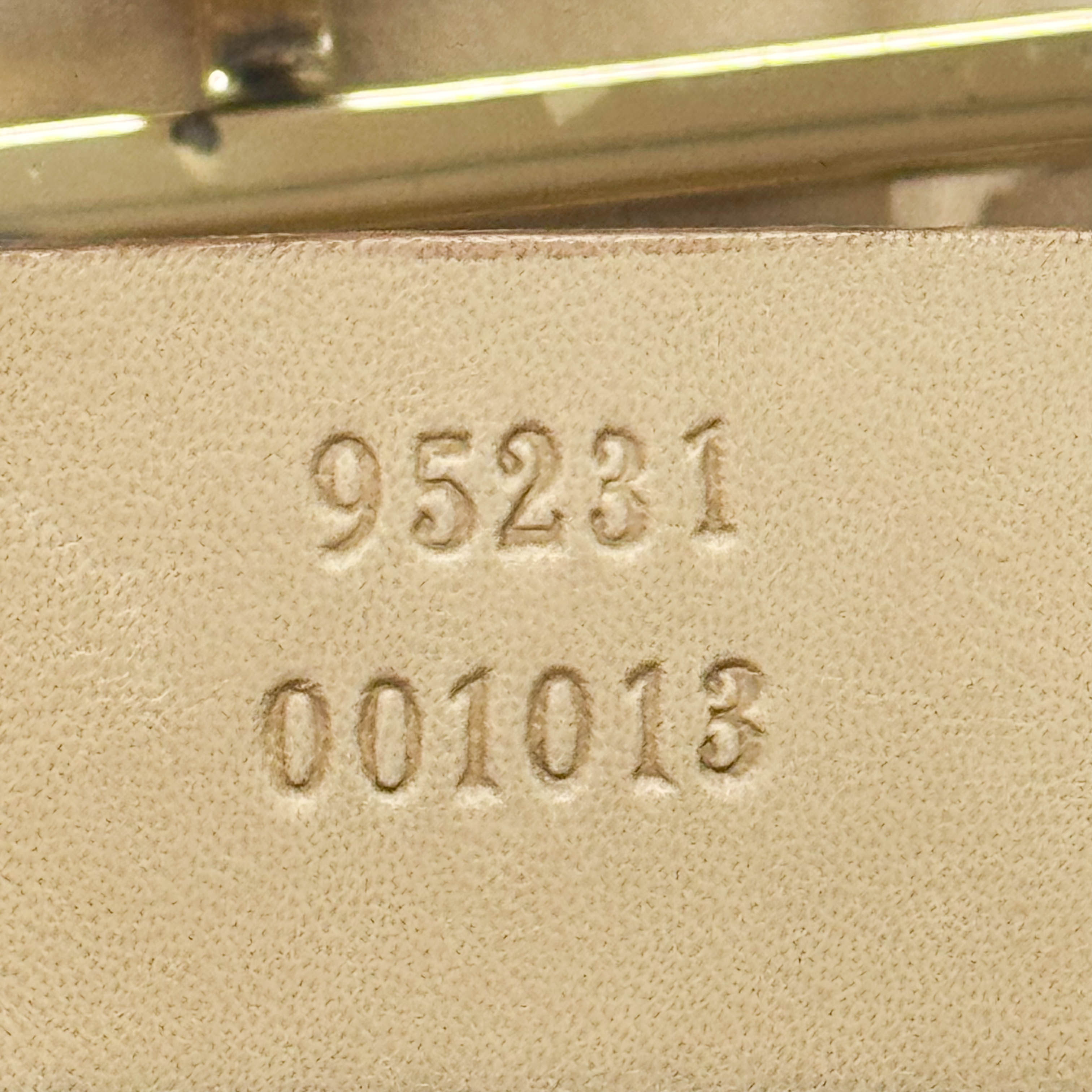 Bamboo Light Brown Leather Handle Bag