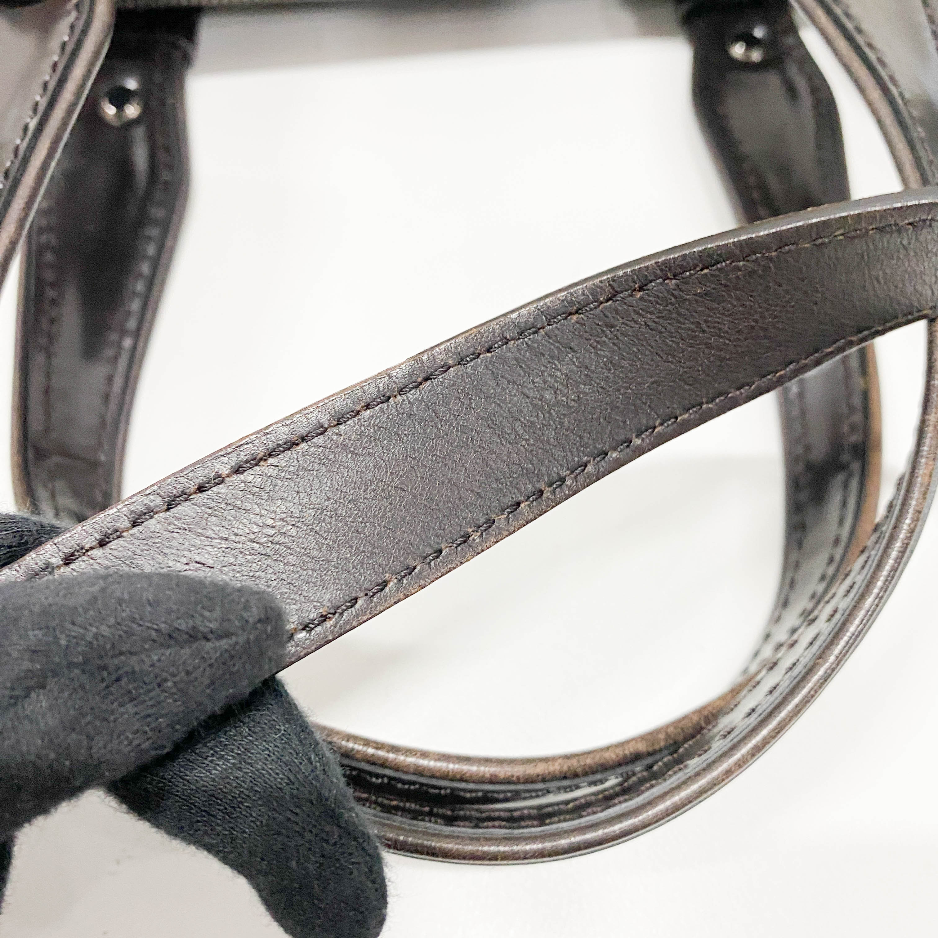 Archive Leather/Pony Hair Shoulder Bag