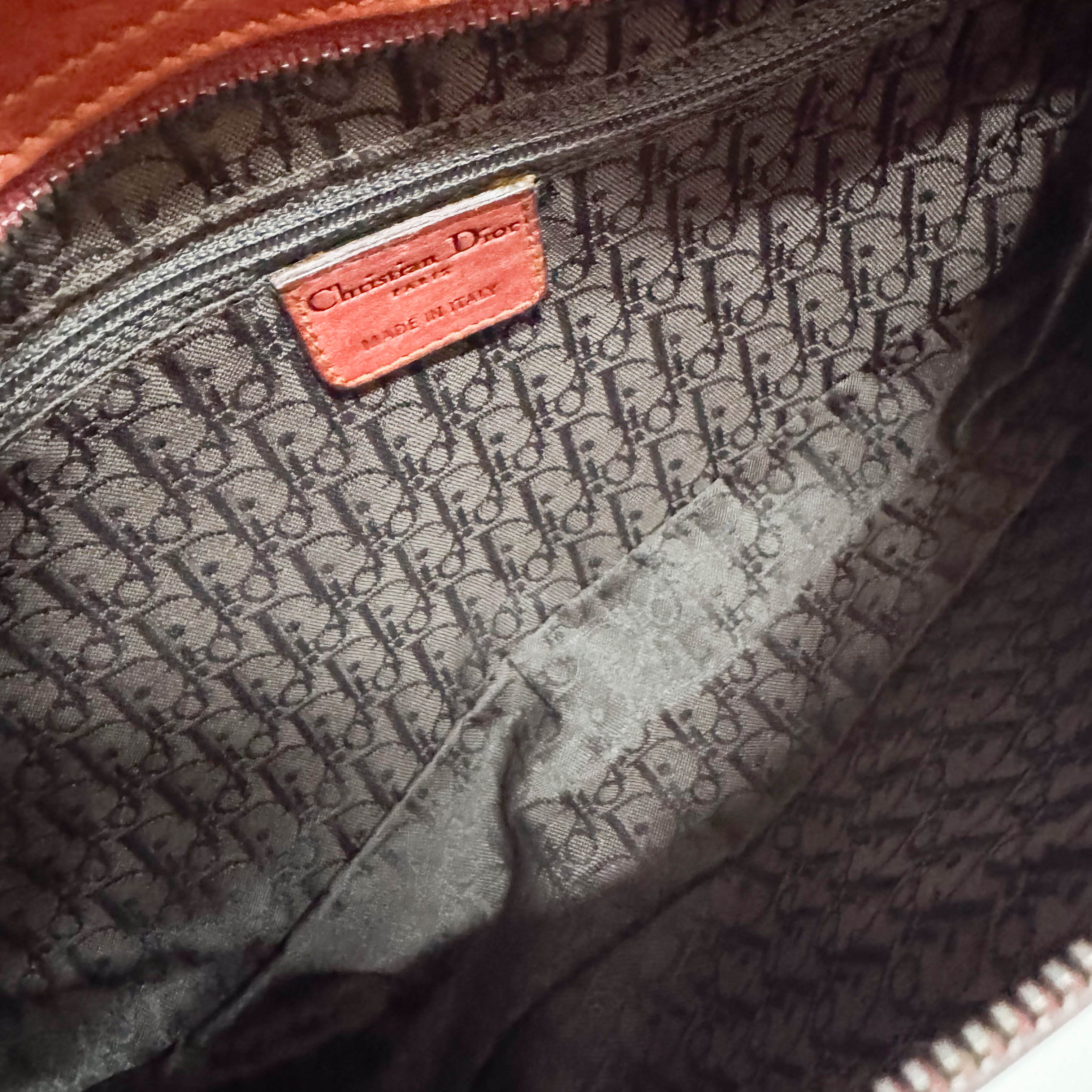 Gaucho Red Calfskin Leather Shoulder Bag