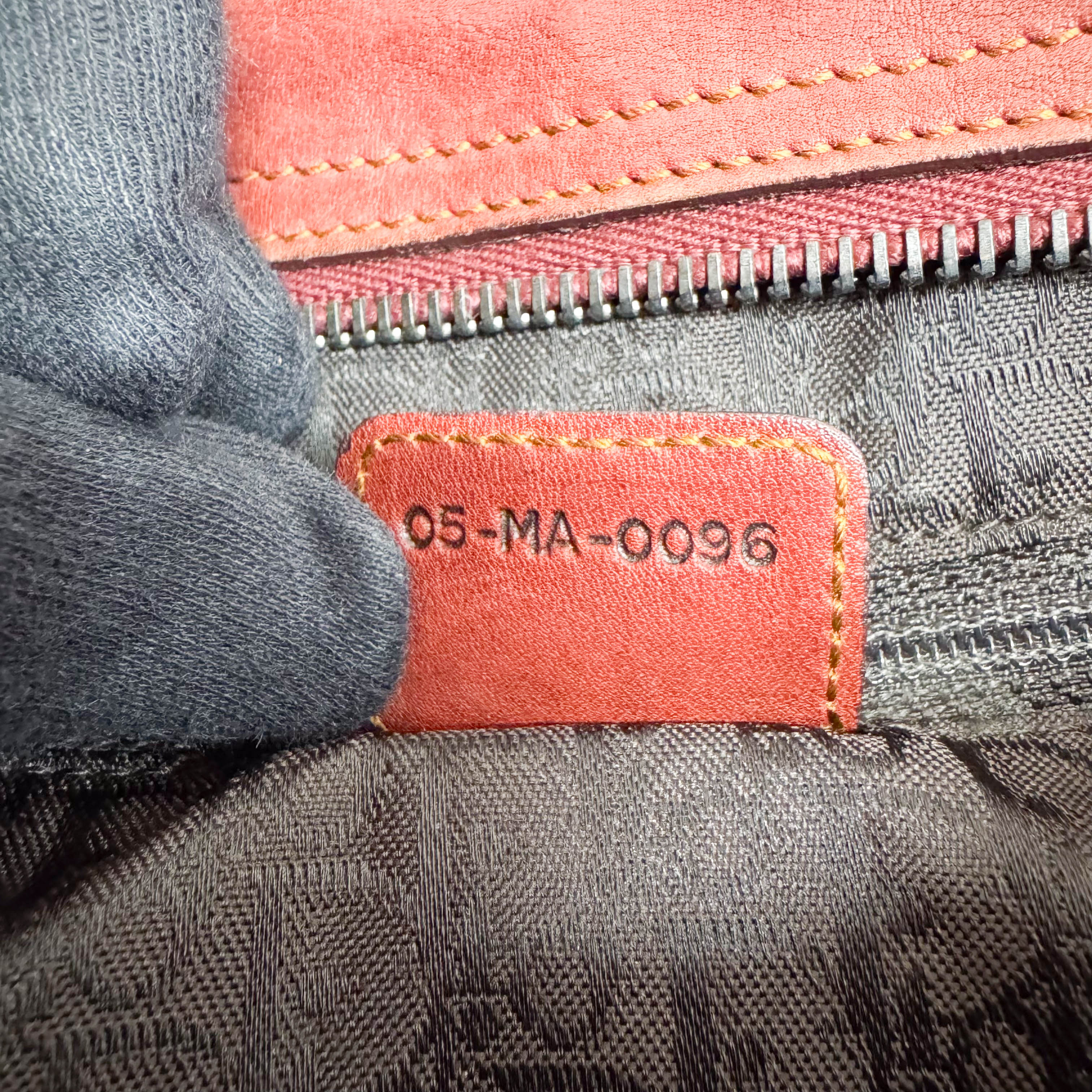 Gaucho Red Calfskin Leather Shoulder Bag