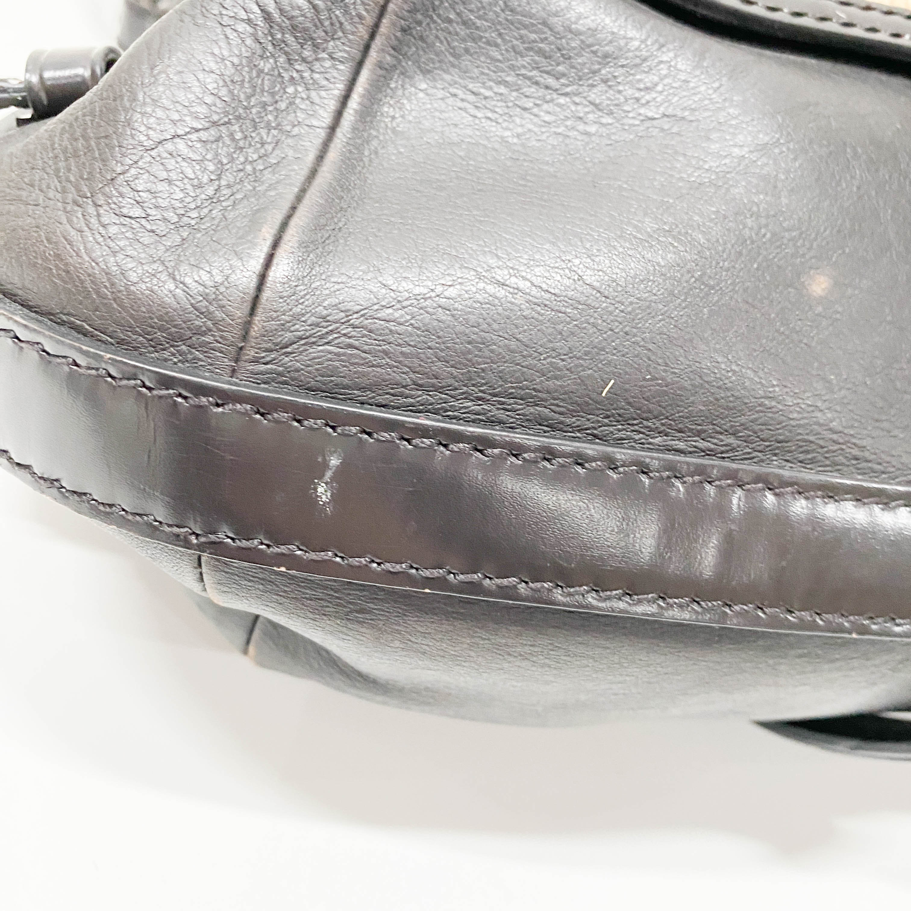 Archive Leather/Pony Hair Shoulder Bag