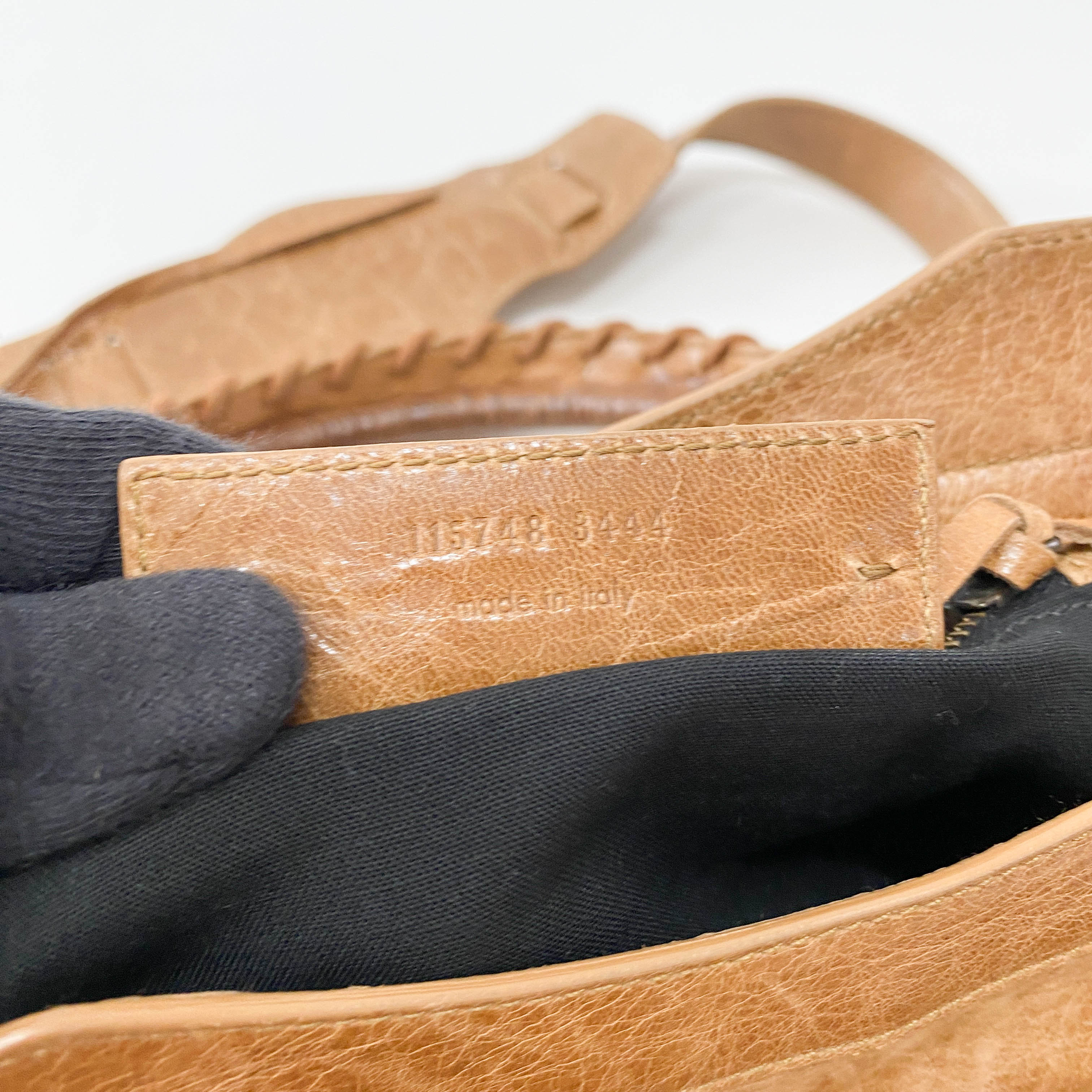 The City Brown Leather Bag