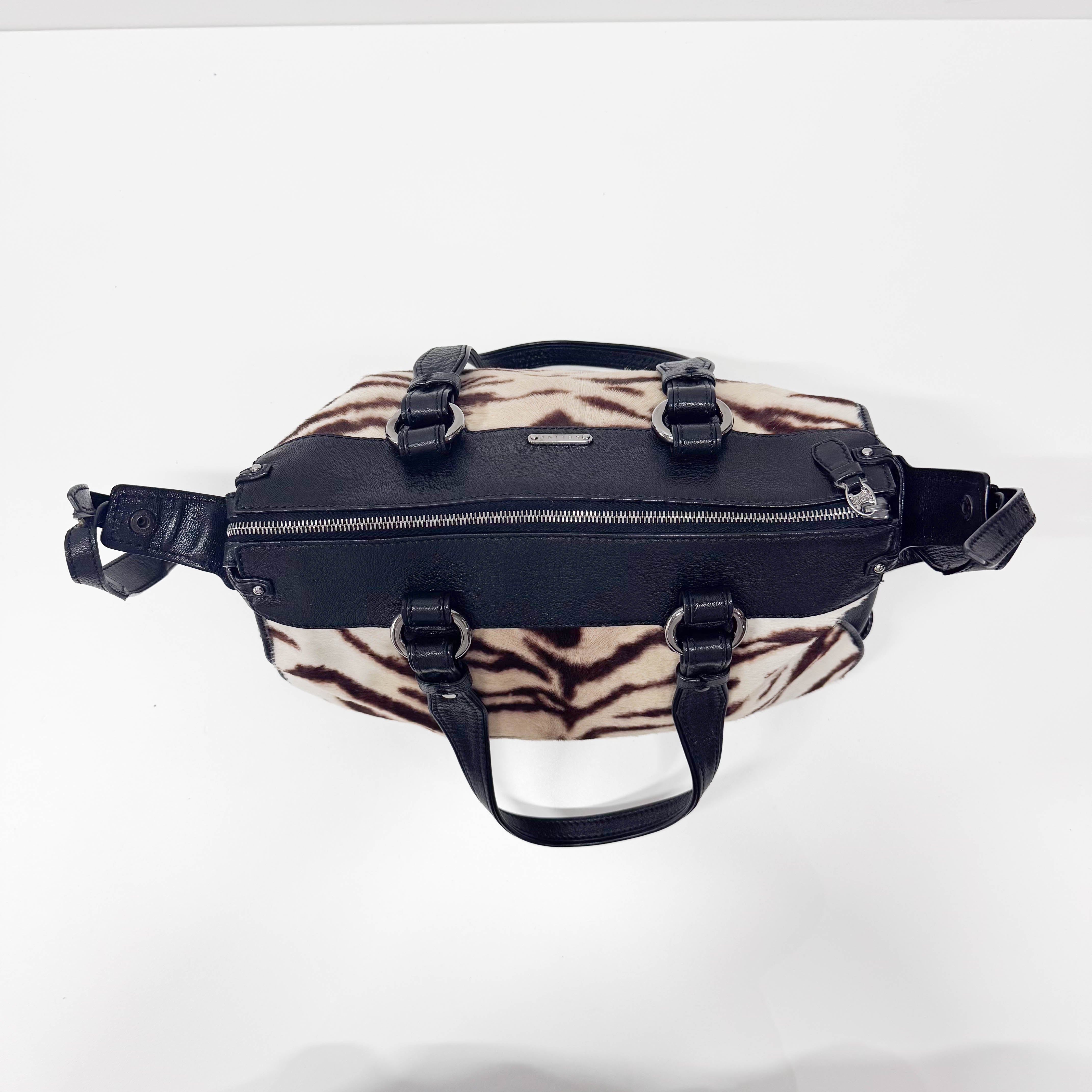 Pony Hair/Leather Shoulder Bag