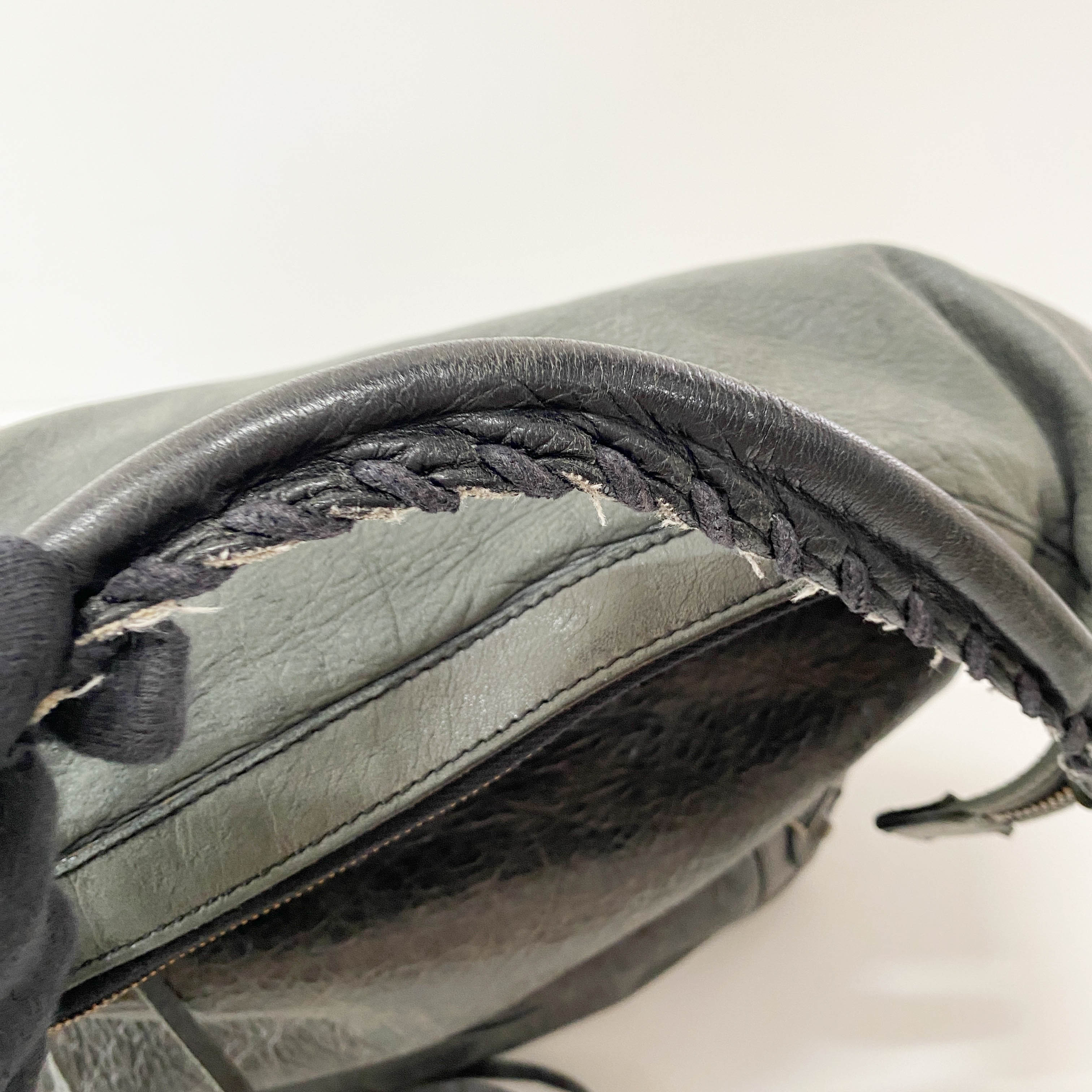 The Day Grey Leather Shoulder Bag