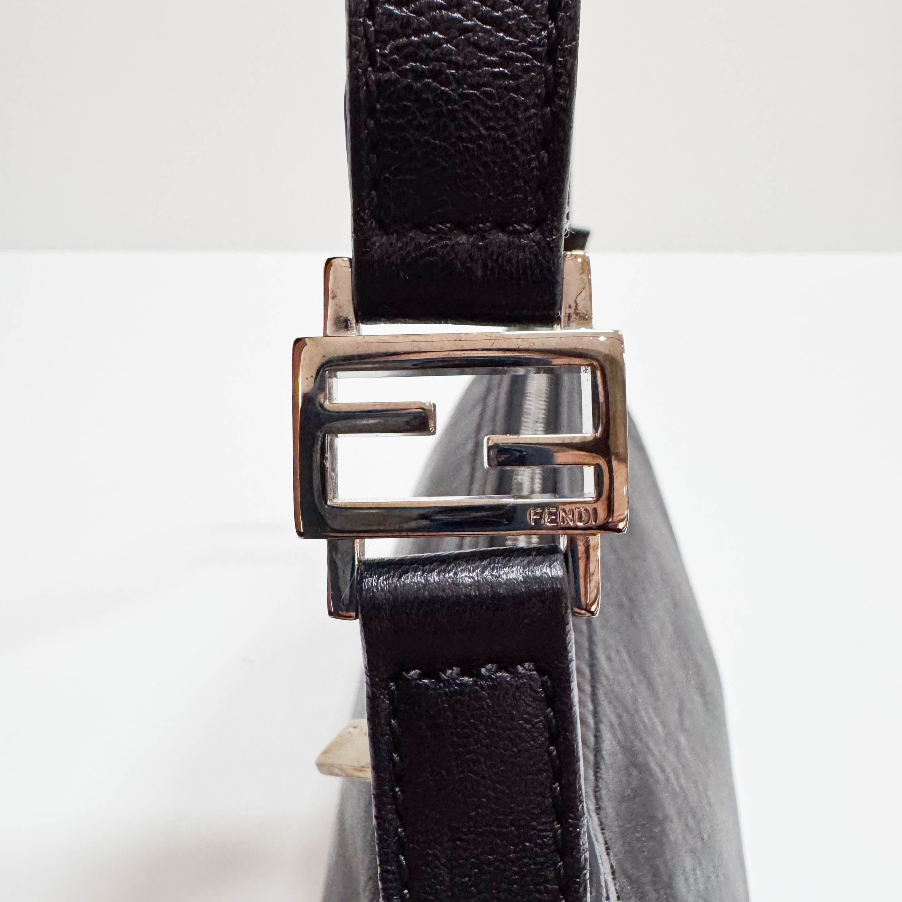 Black Leather Shoulder Bag