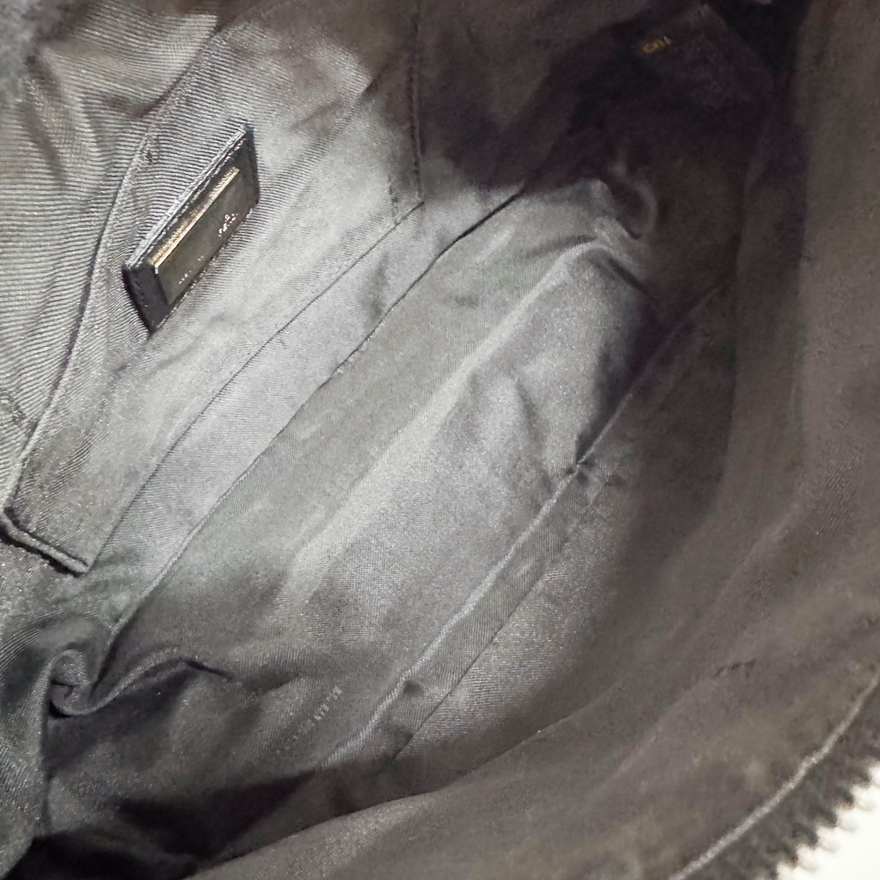 Black Leather Shoulder Bag