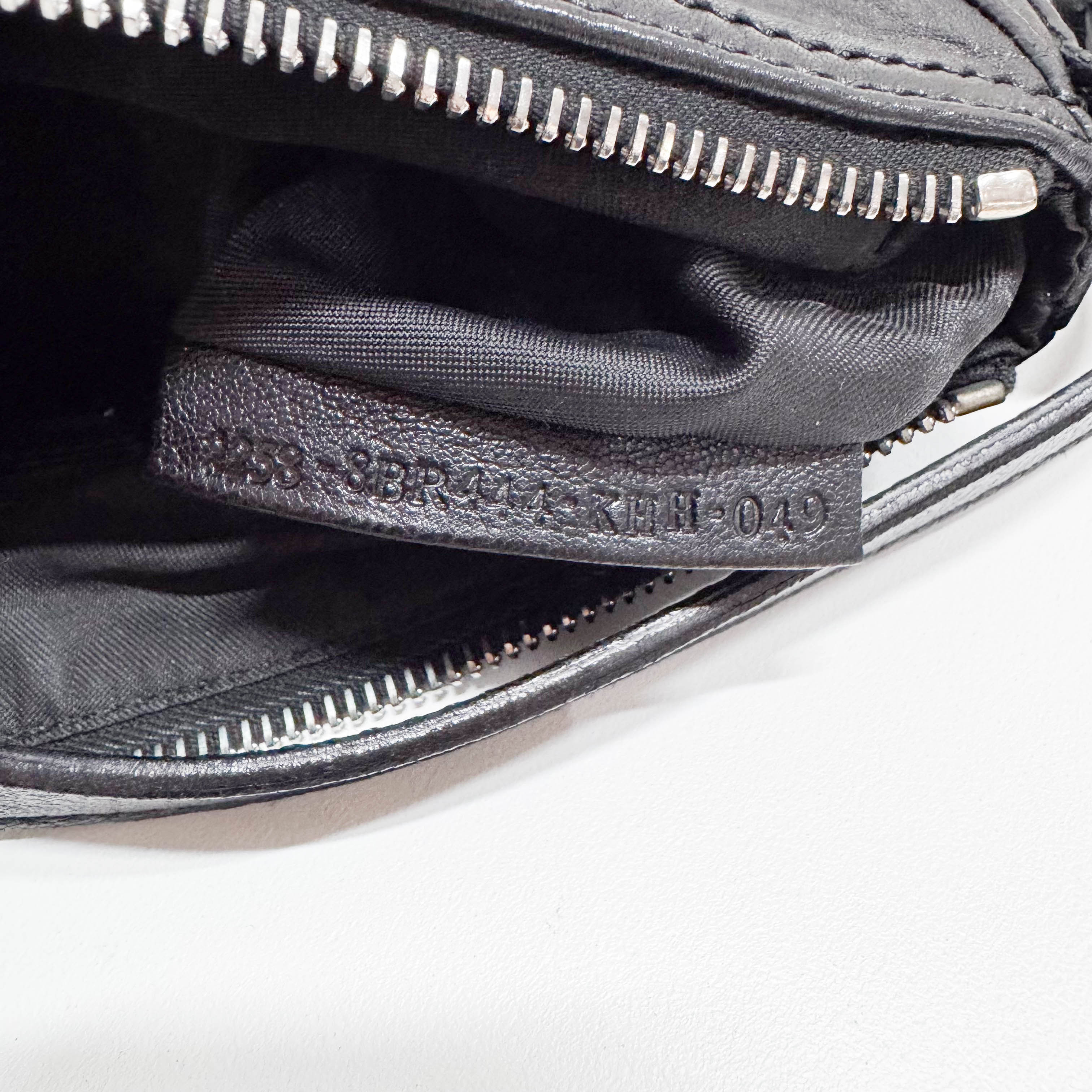 Black Leather Shoulder Bag