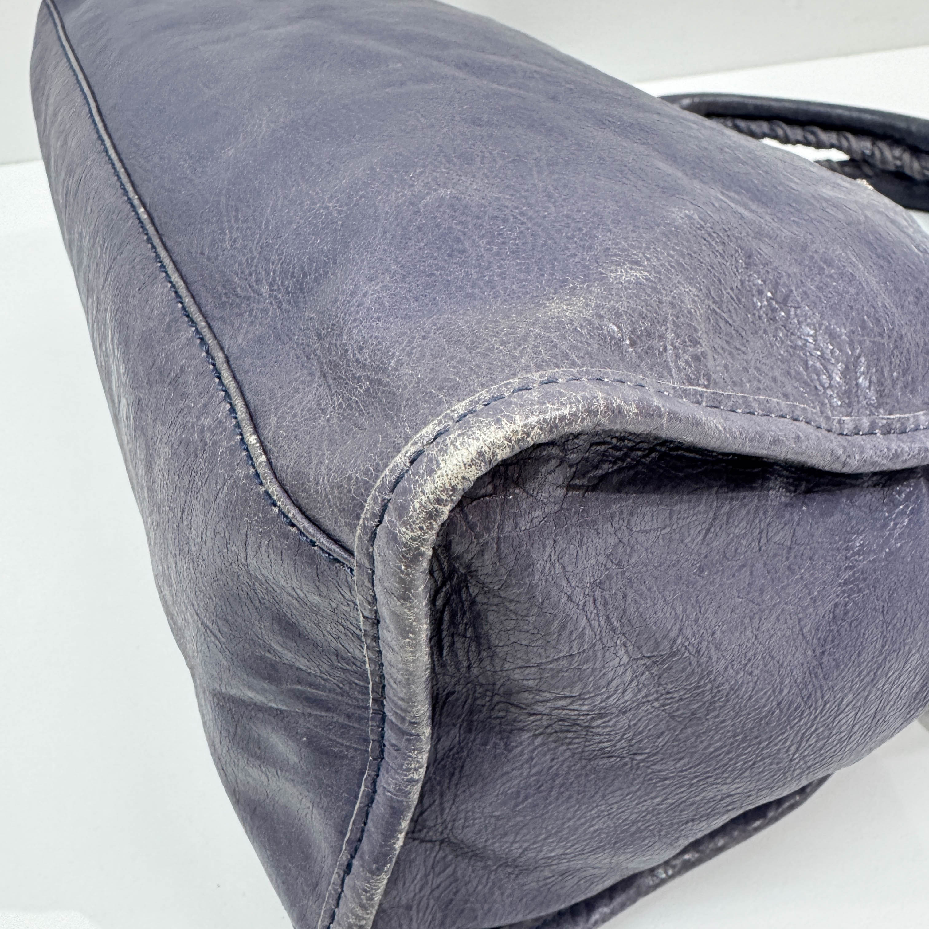 Giant 12 City Dusty Blue Leather Two Way Bag