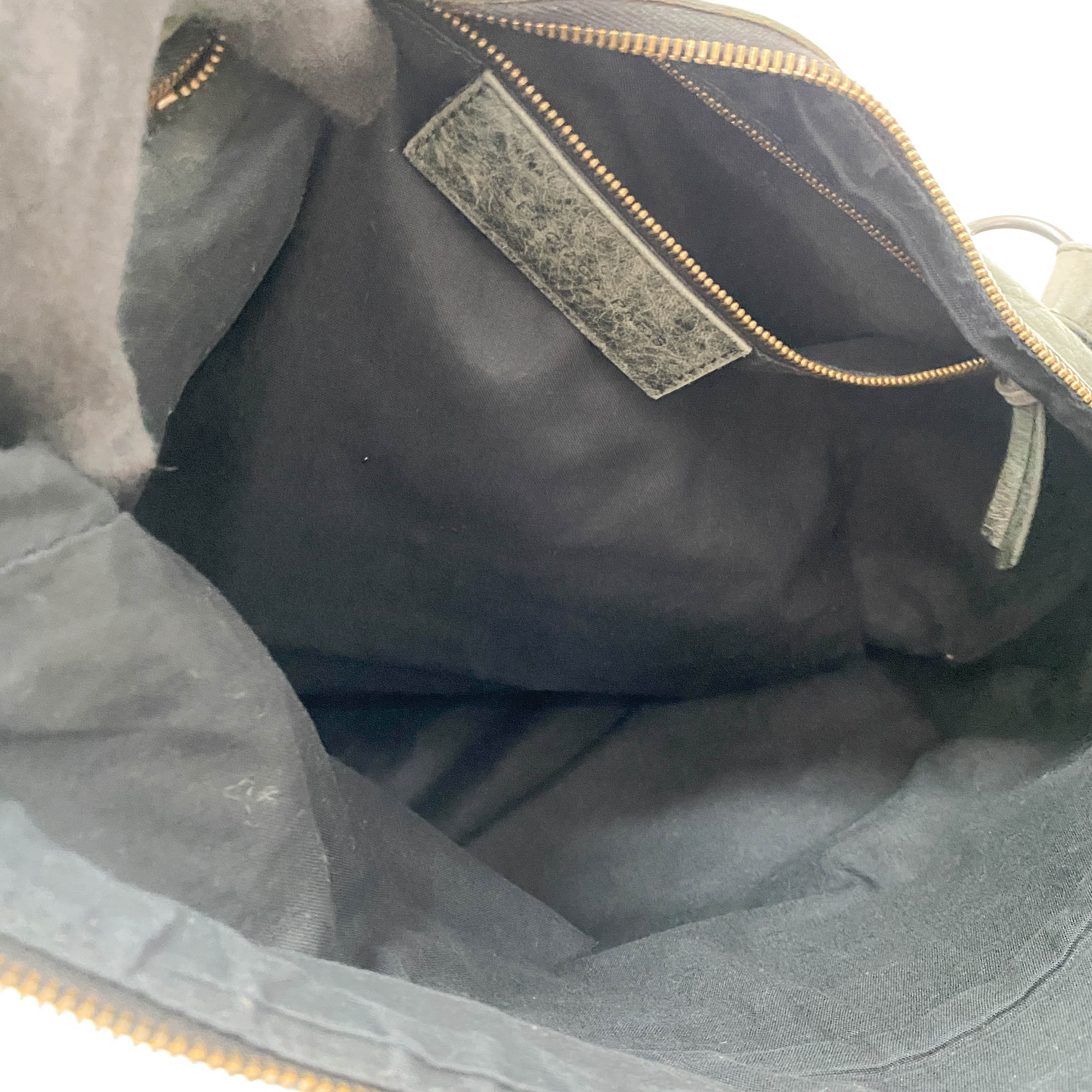 The Day Grey Leather Shoulder Bag