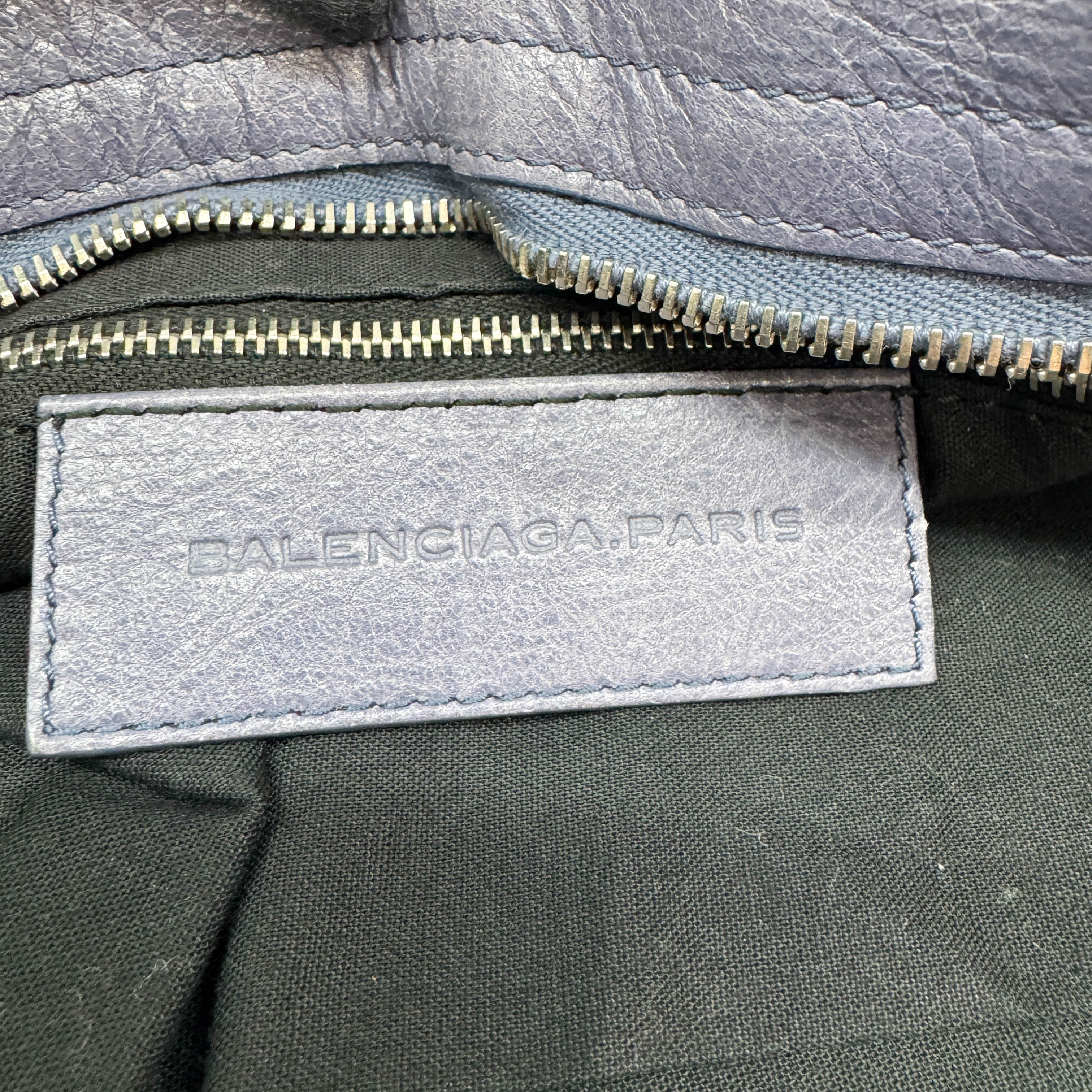 Giant 12 City Dusty Blue Leather Two Way Bag