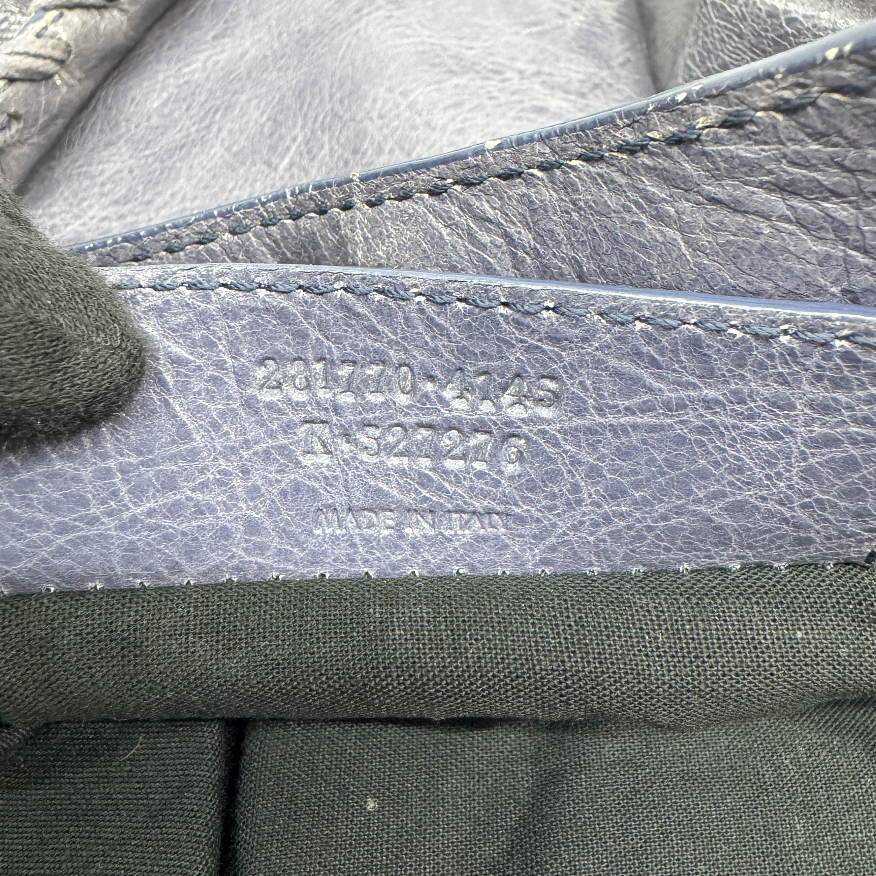 Giant 12 City Dusty Blue Leather Two Way Bag