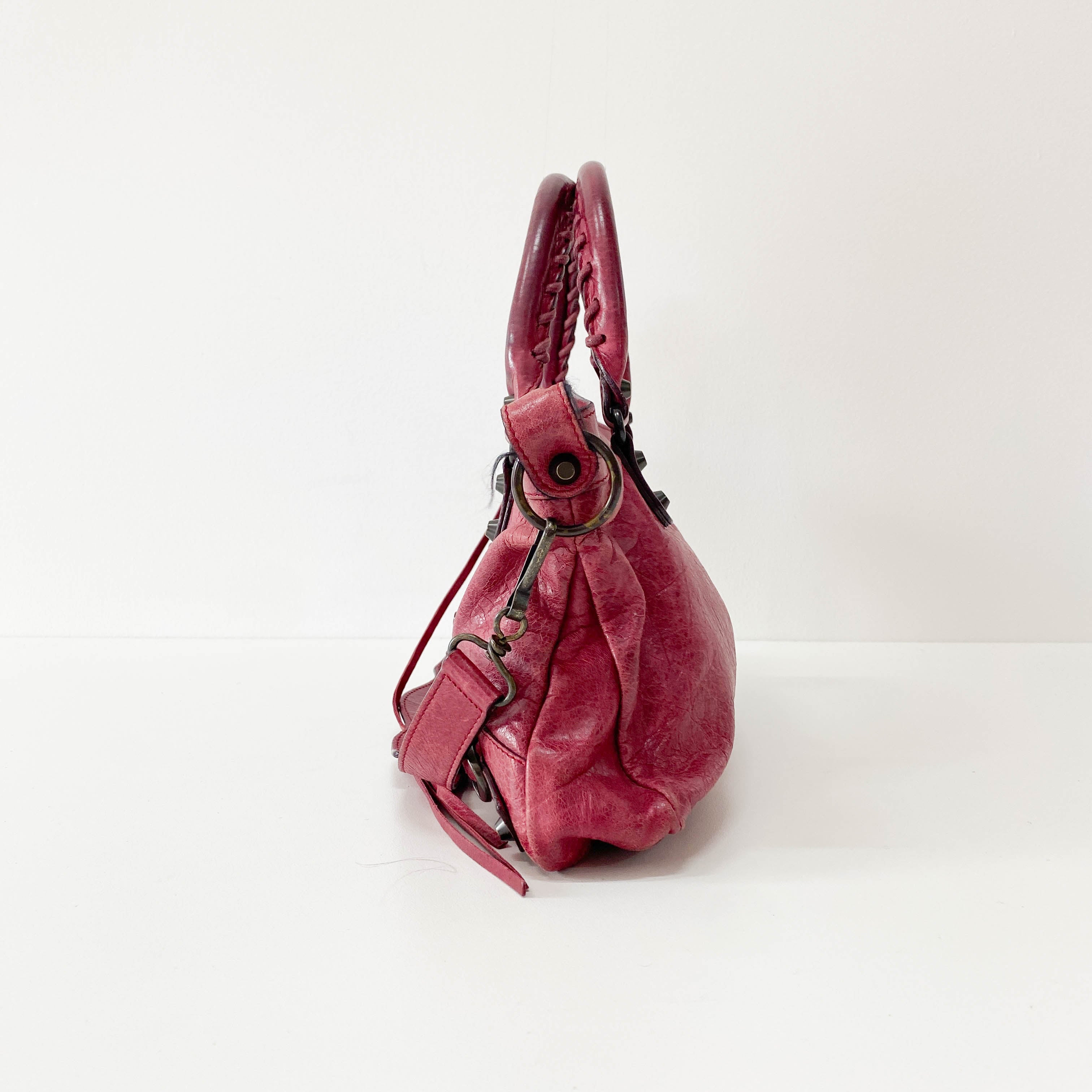 The First Bourdeaux Leather Bag