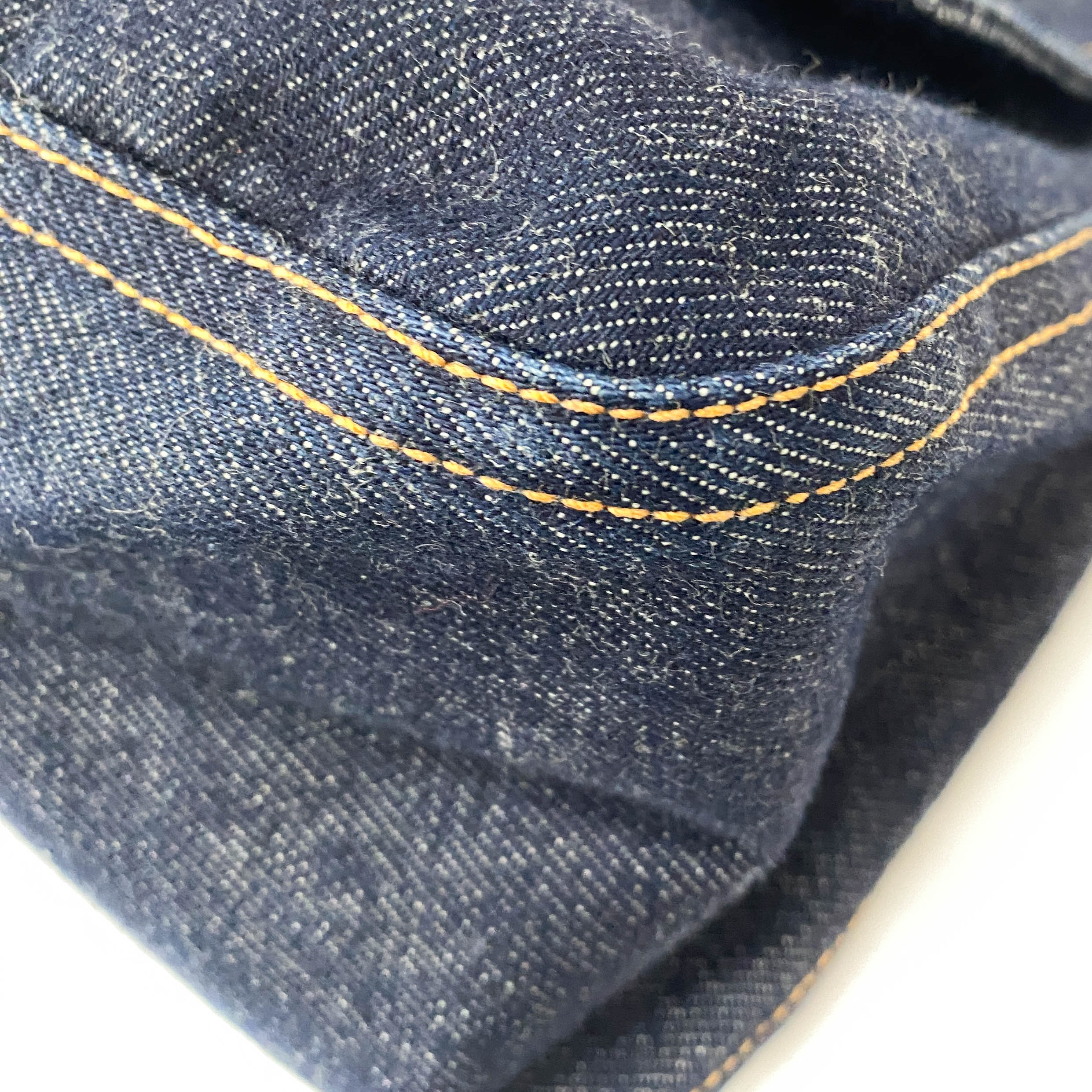 Denim Mamma Baguette Shoulder Bag