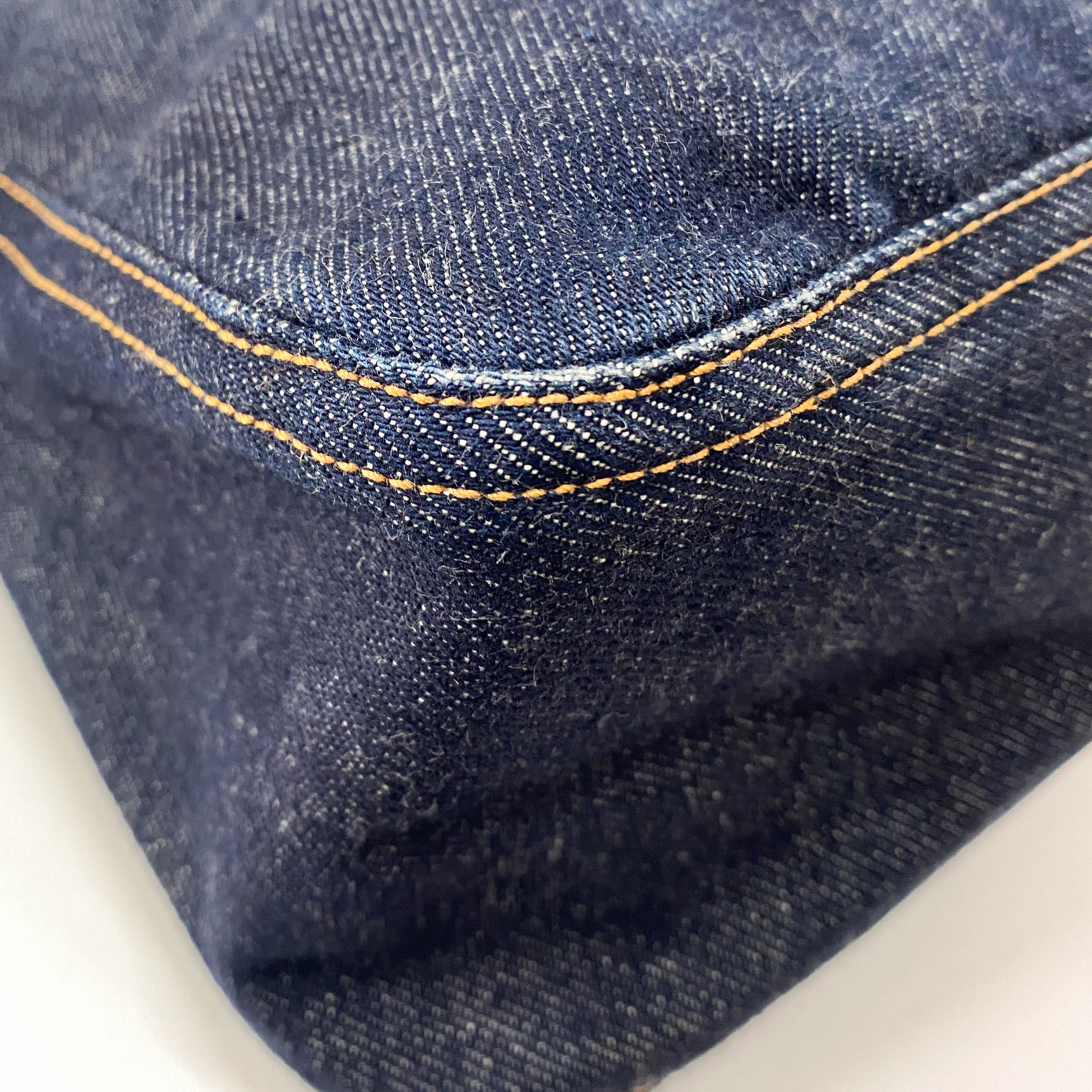 Denim Mamma Baguette Shoulder Bag