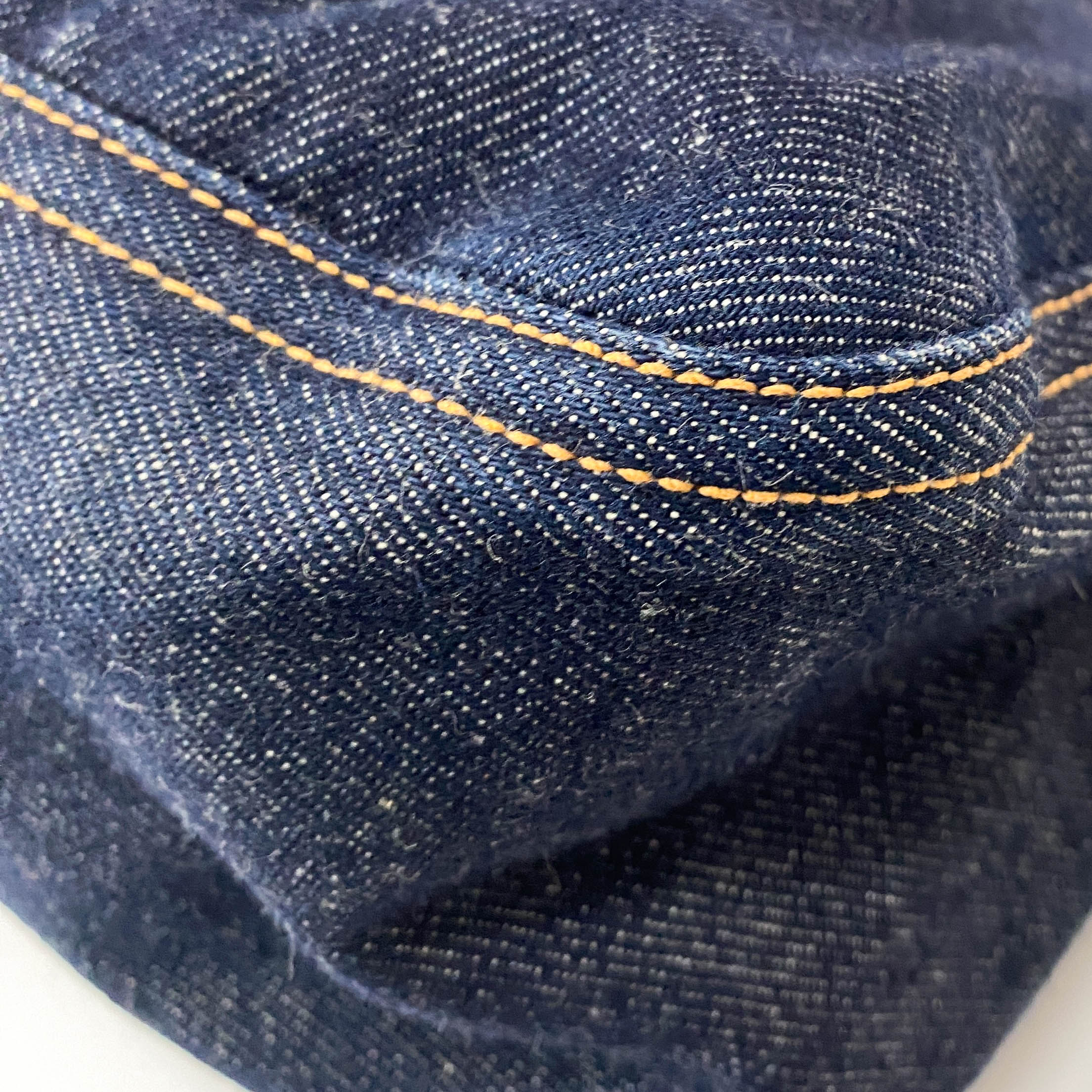 Denim Mamma Baguette Shoulder Bag