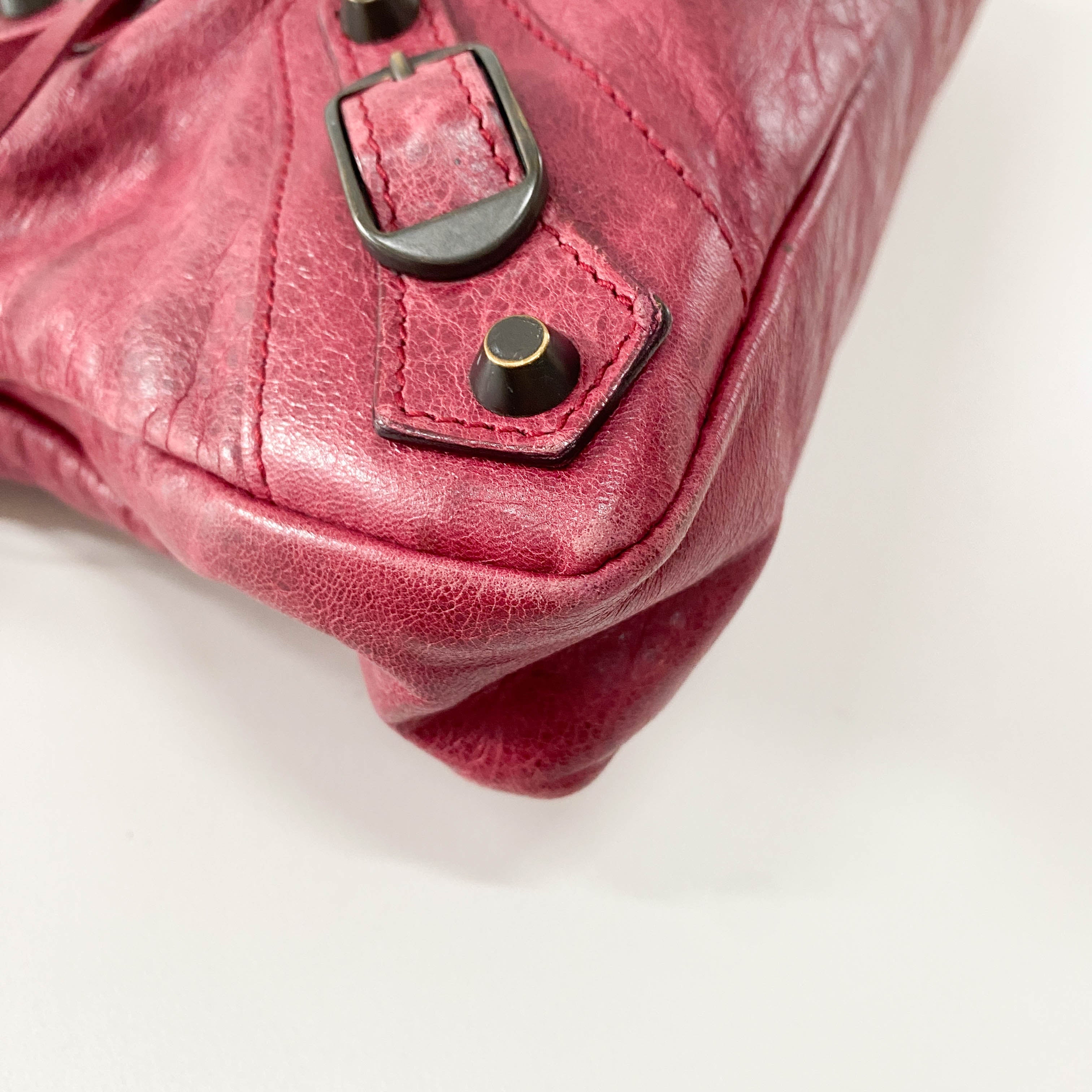 The First Bourdeaux Leather Bag