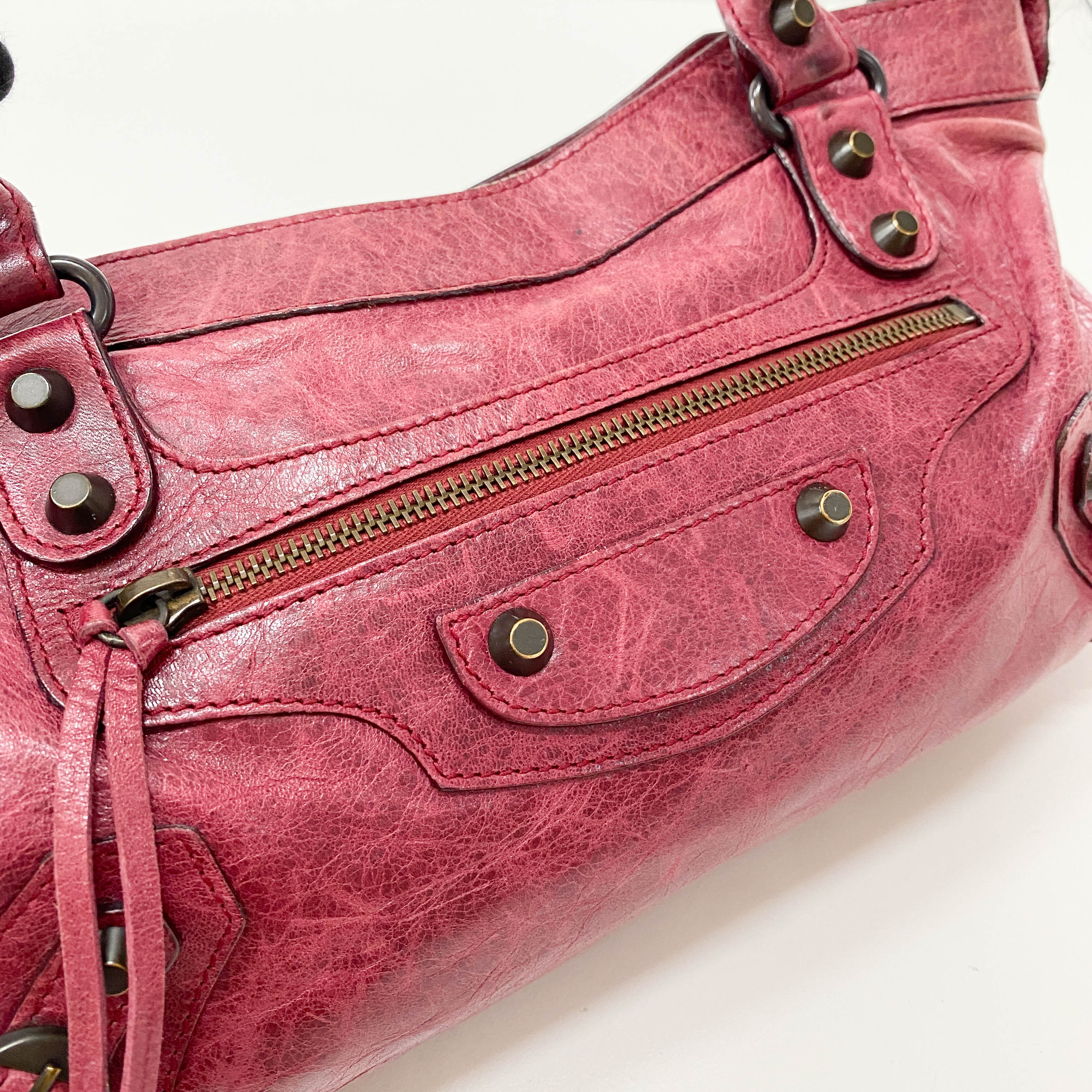 The First Bourdeaux Leather Bag